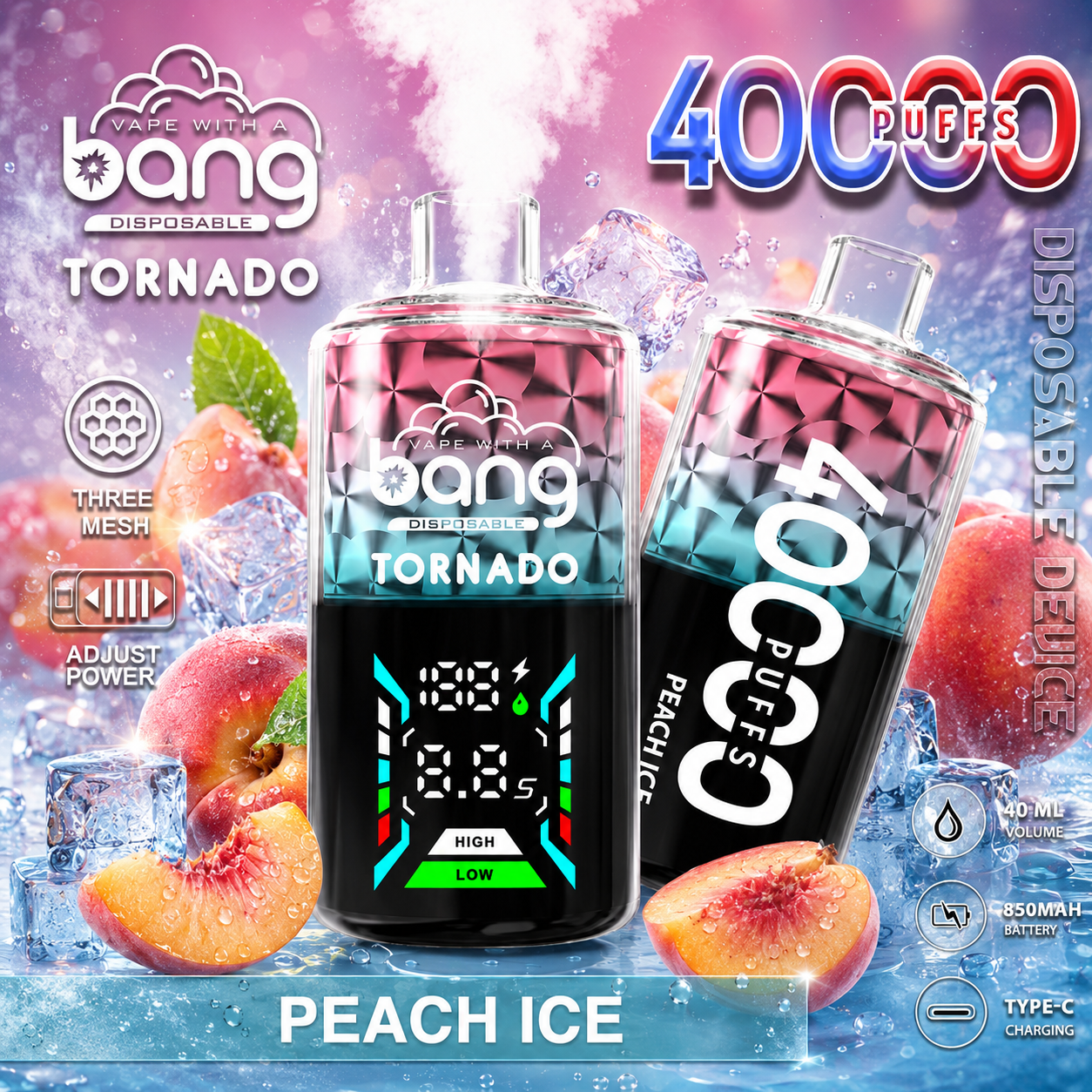 Bang Tornado 40K Vape | 40000 Puffs - immagine 5