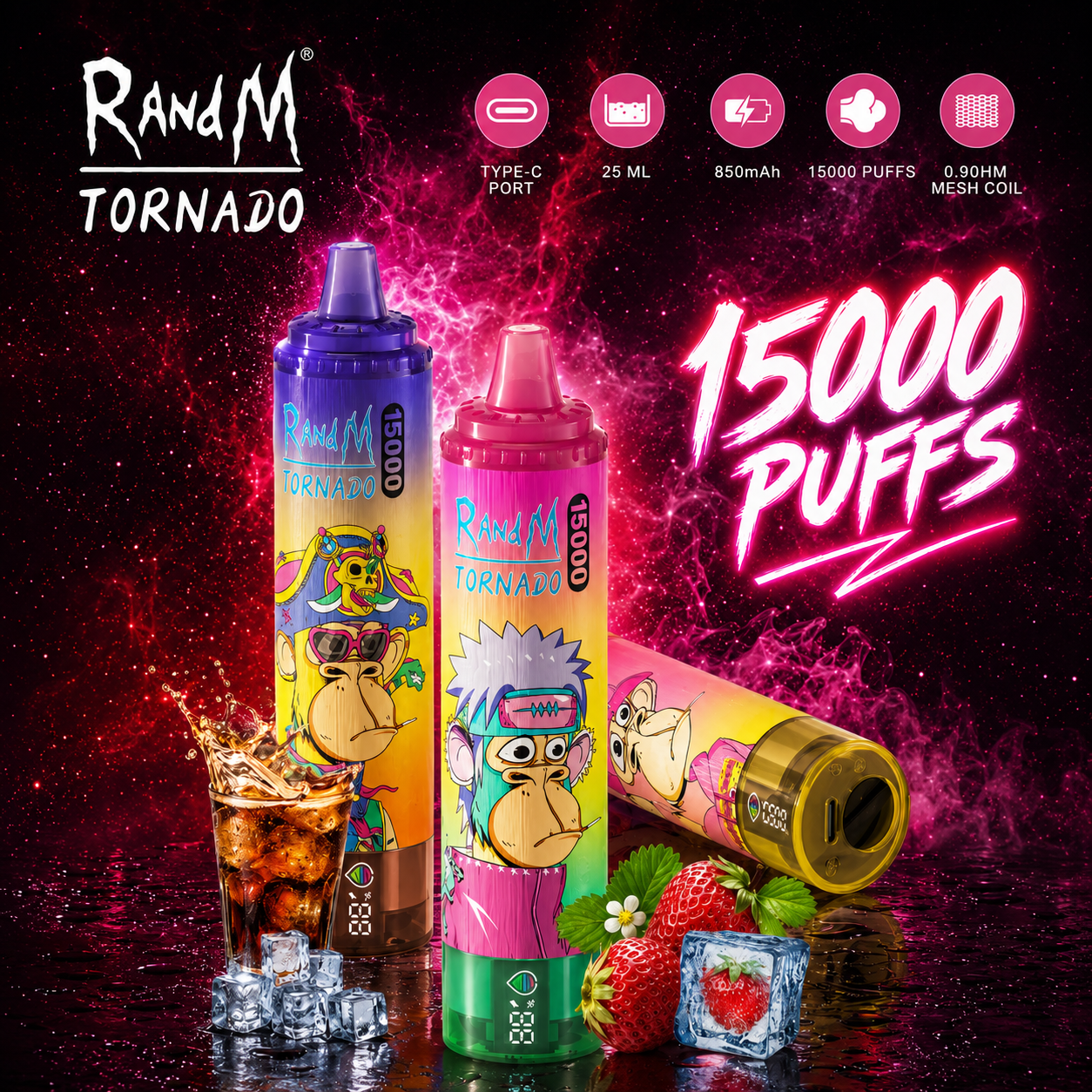 Fumot Tornado 15000 Vape | RandM 15K - immagine 6