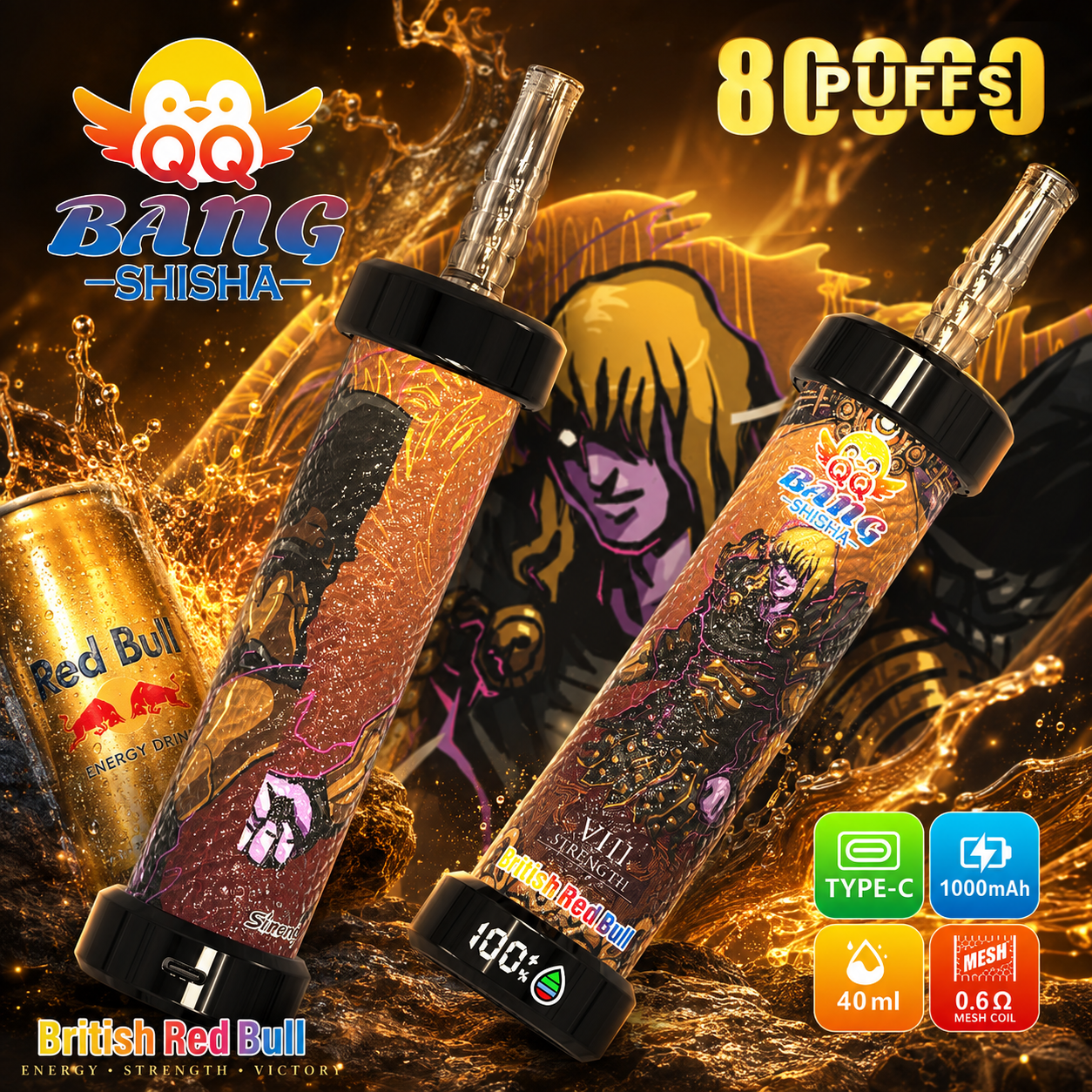 BANG BLAZE 80KPuffs Shisha Disposable Vapes - immagine 2