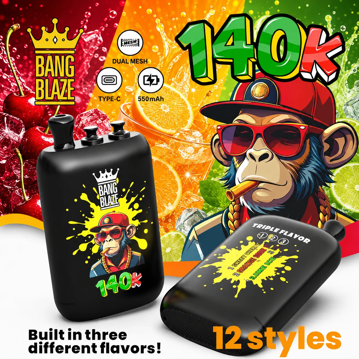 Bang Blaze 3 in 1 140K Vape | 140000 Puffs - immagine 11