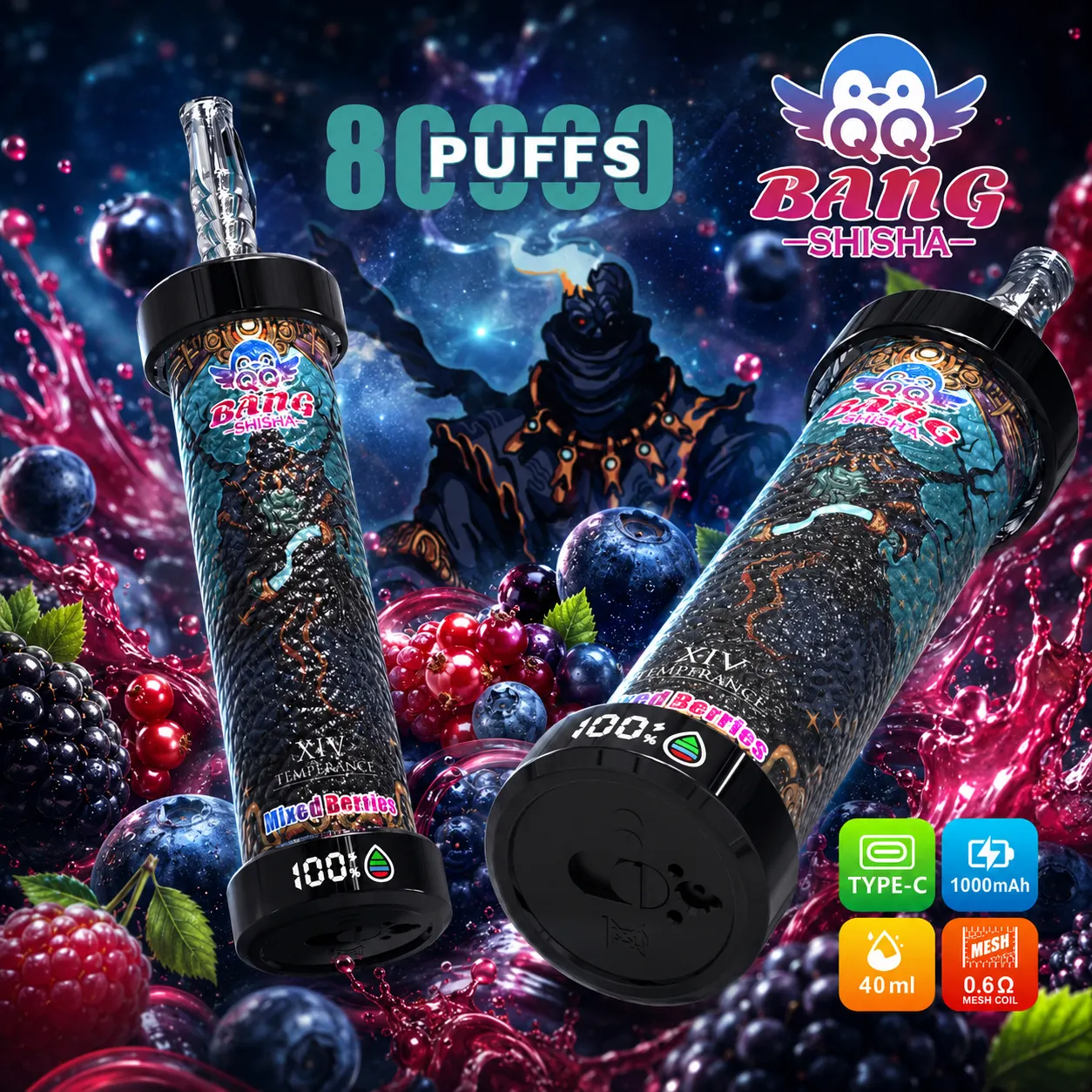 BANG BLAZE 80KPuffs Shisha Disposable Vapes - immagine 3