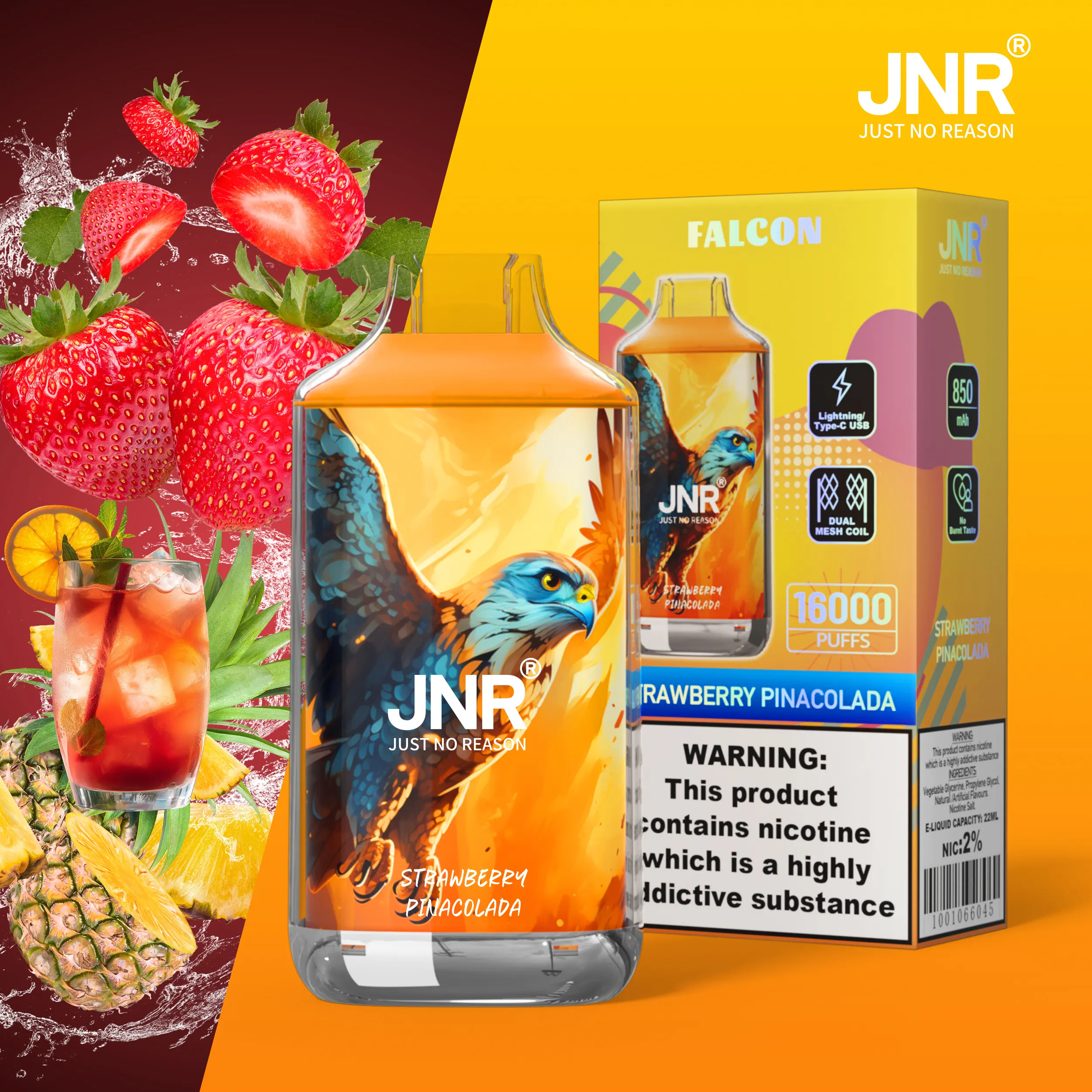 JNR FALON 16000 16K Puffs(10PCS)EU - immagine 15