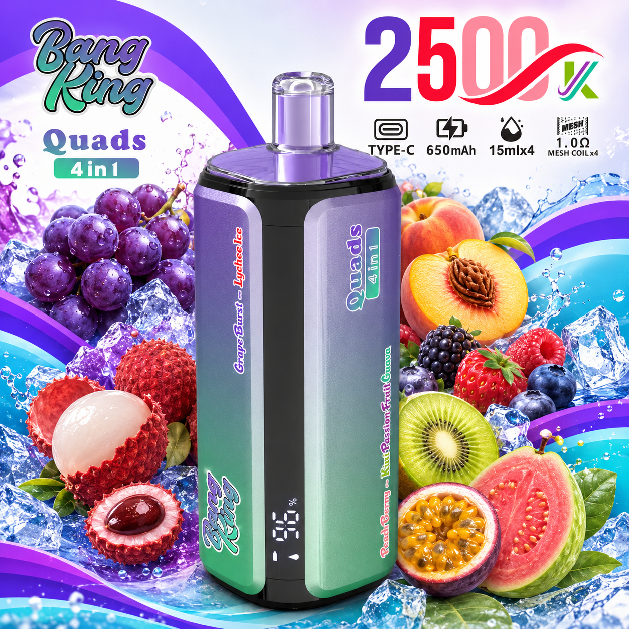 Bang King 4-in-1 250K Vape | 250000 Puffs - immagine 5