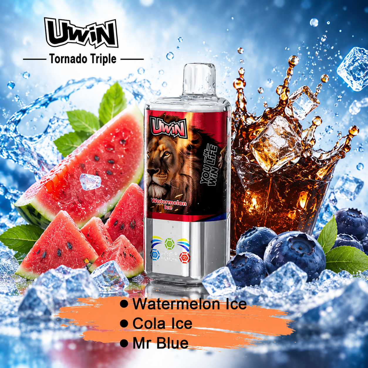 Uwin Tornado Triple 3 in 1 60K Vape | 60000 Puffs - immagine 10