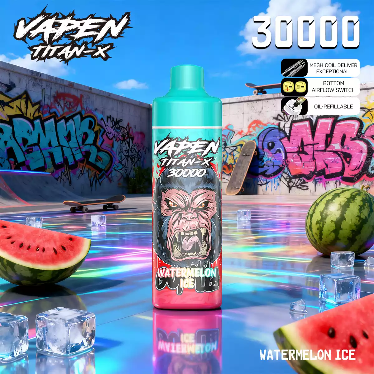 VAPEN TITAN-X 30000PUFFS(50 PCS)EU - immagine 16