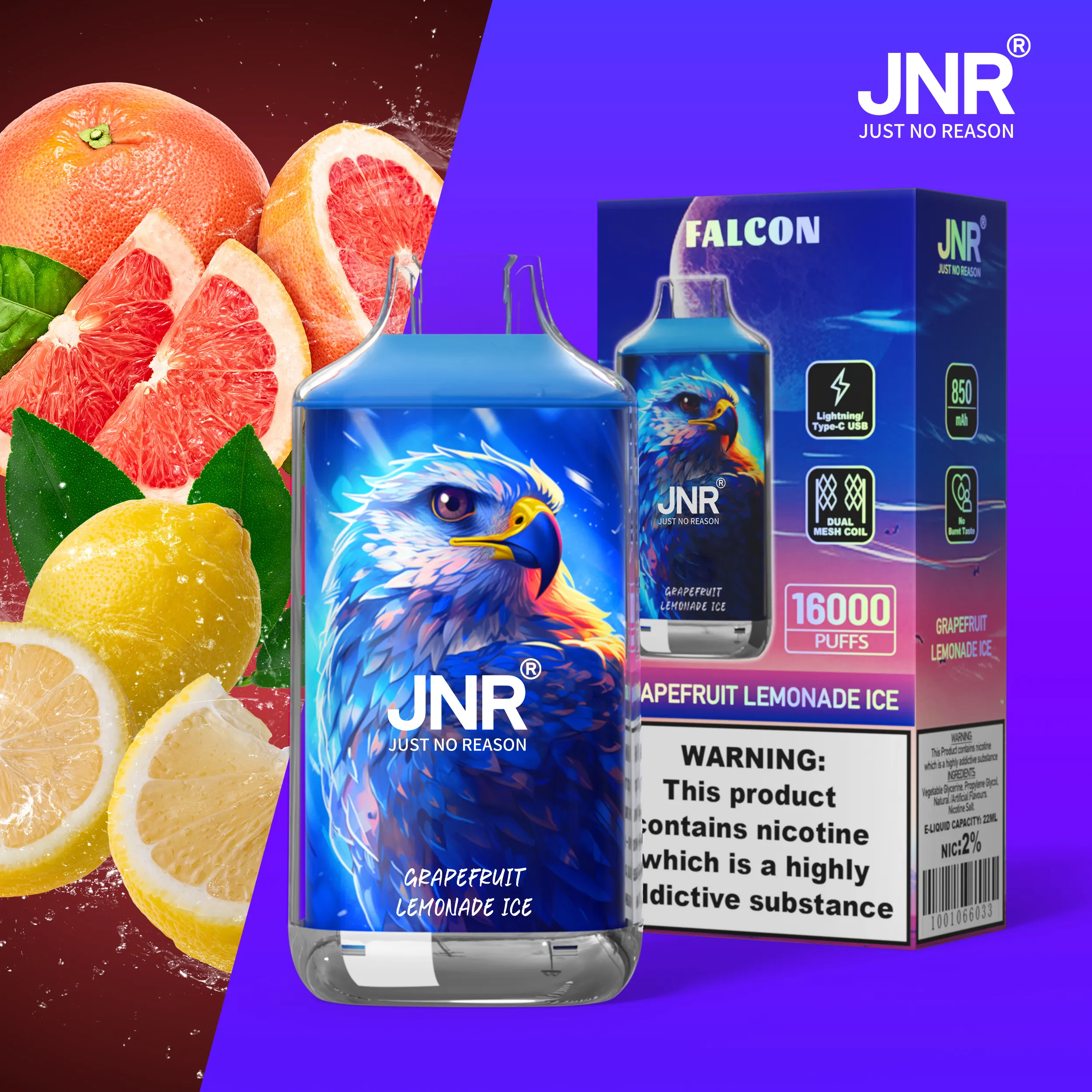JNR FALON 16000 16K Puffs(10PCS)EU - immagine 45