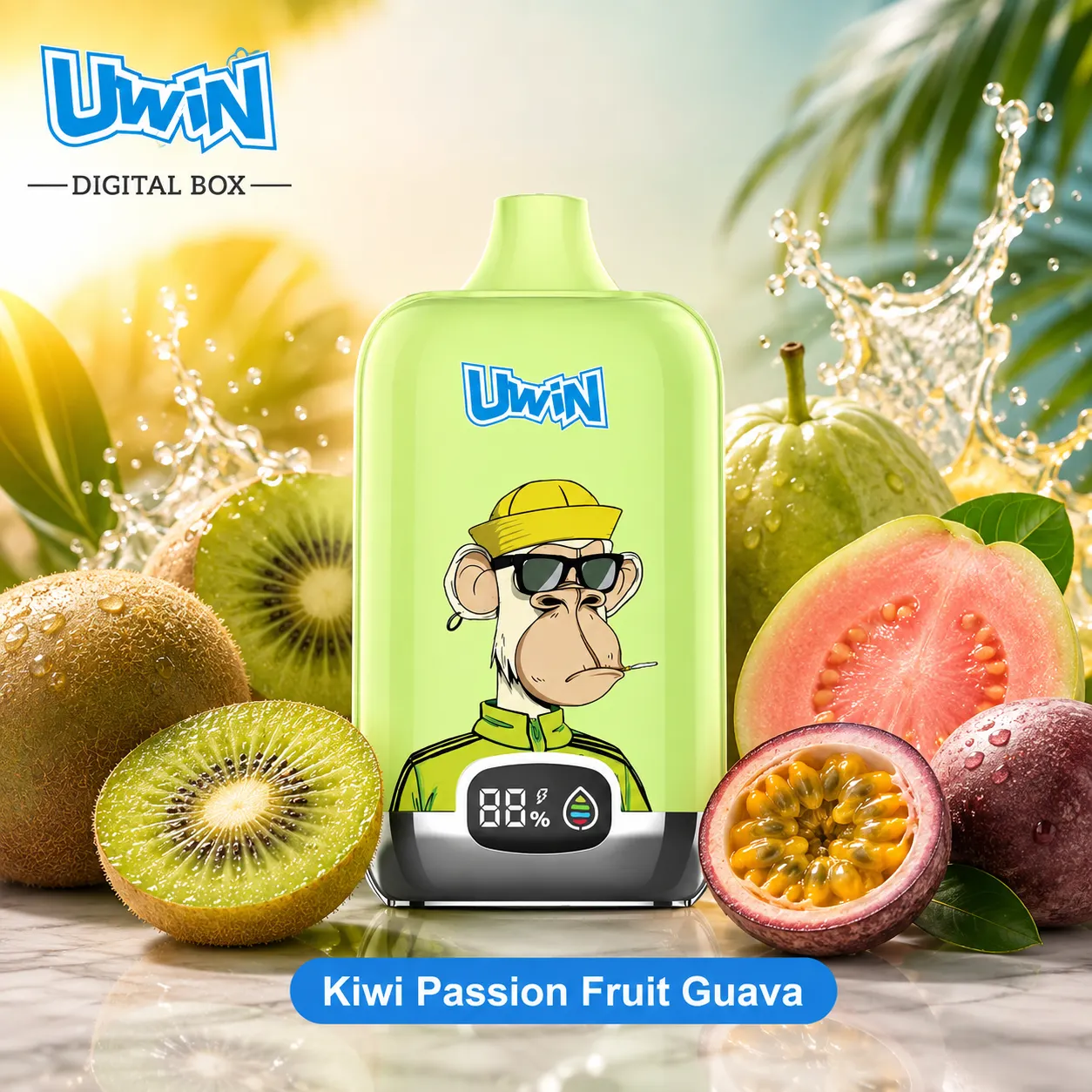 【New Arrive🎁】Uwin Digital Box 12000 12K Puffs Disposable Vape | Smart LED Display & Mesh Coil | 20 Flavors Rechargeable Vape - immagine 15