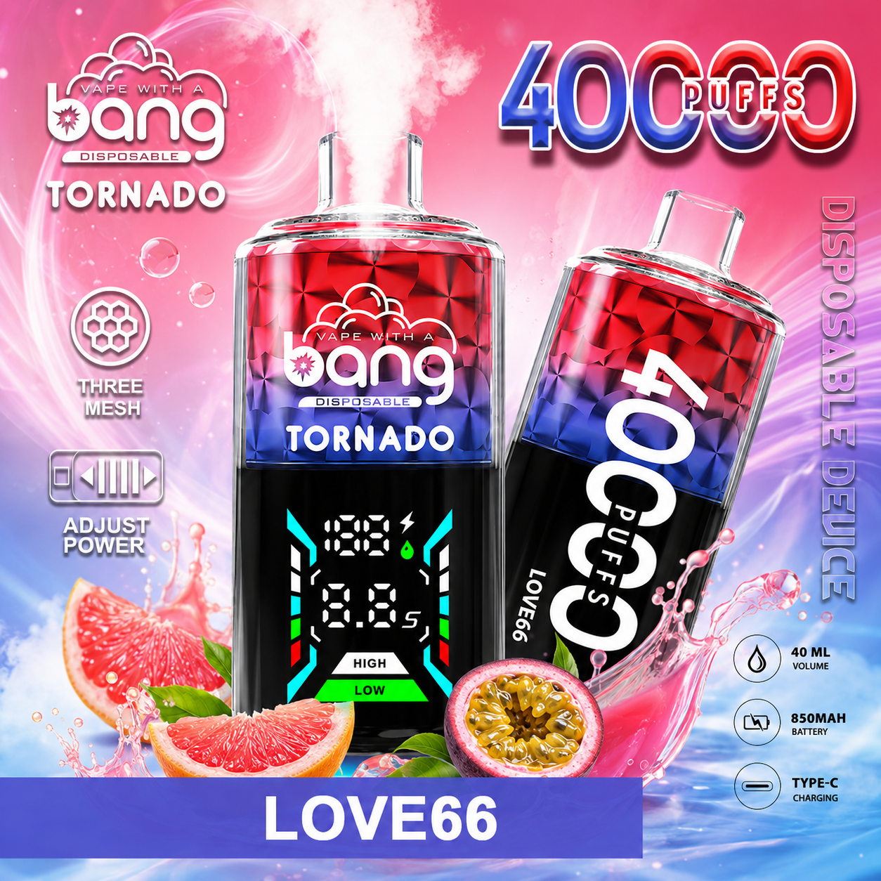Bang Tornado 40K Vape | 40000 Puffs - immagine 11