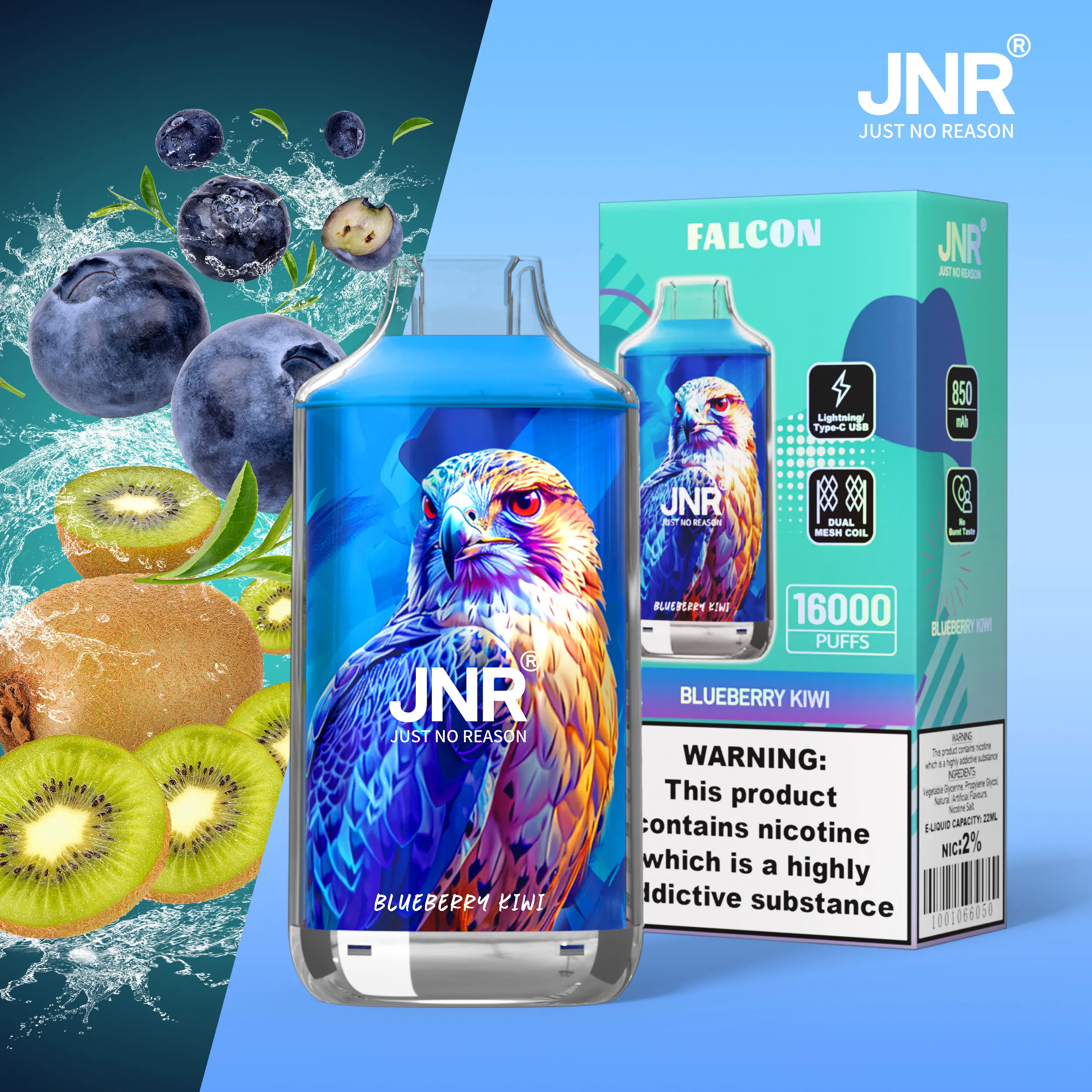 JNR FALON 16000 16K Puffs(10PCS)EU - immagine 61