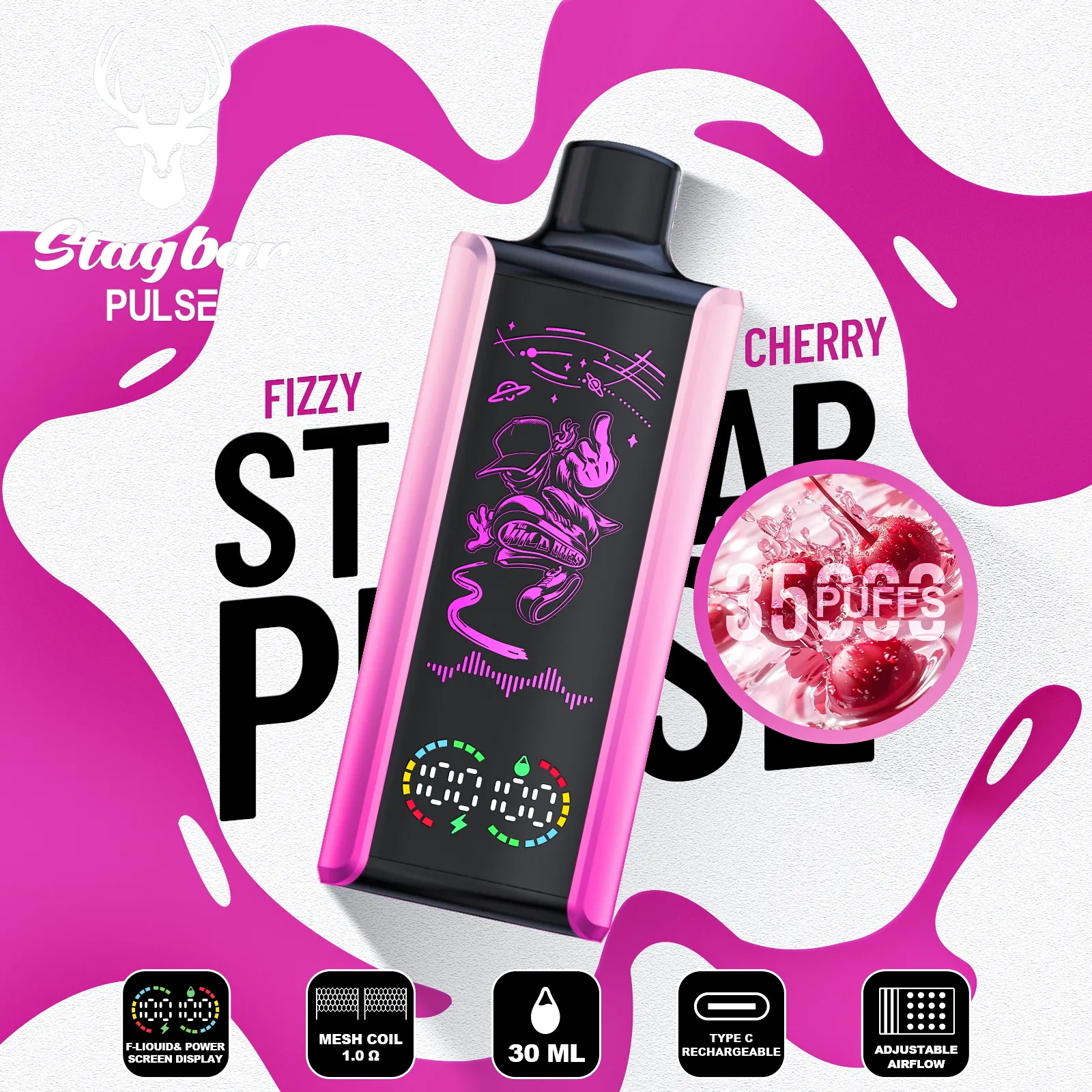 stag bar Pulse 35K Puffs(50PCS)EU - immagine 9