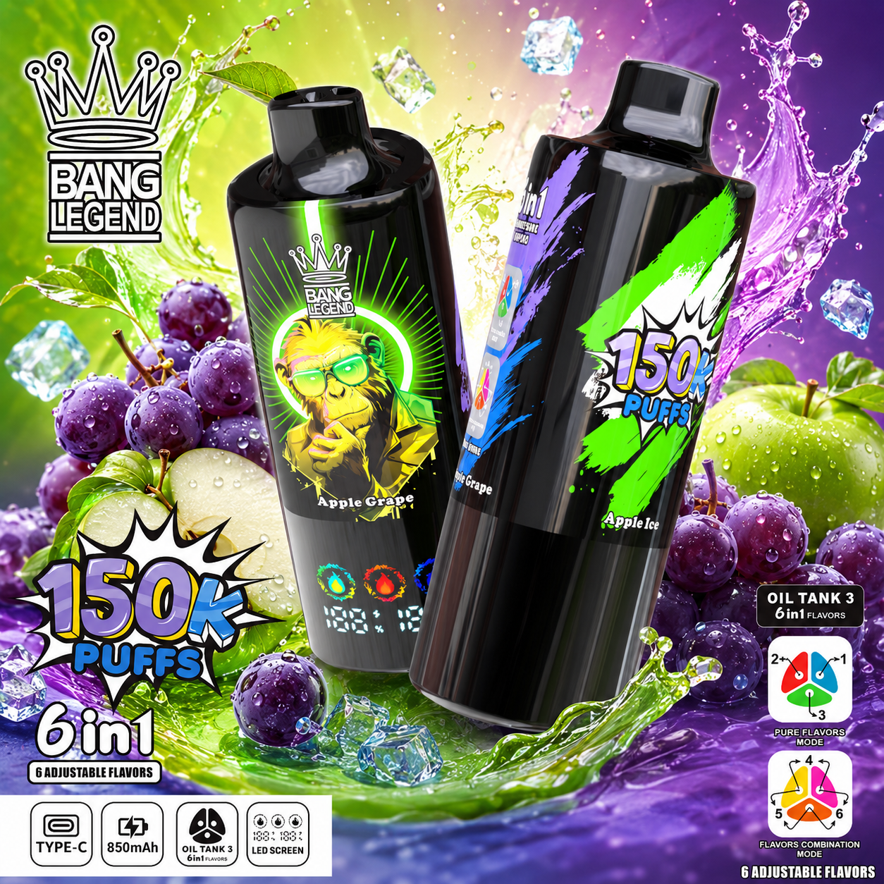 Bang Legend 150k Puffs(10PCS)EU - immagine 4