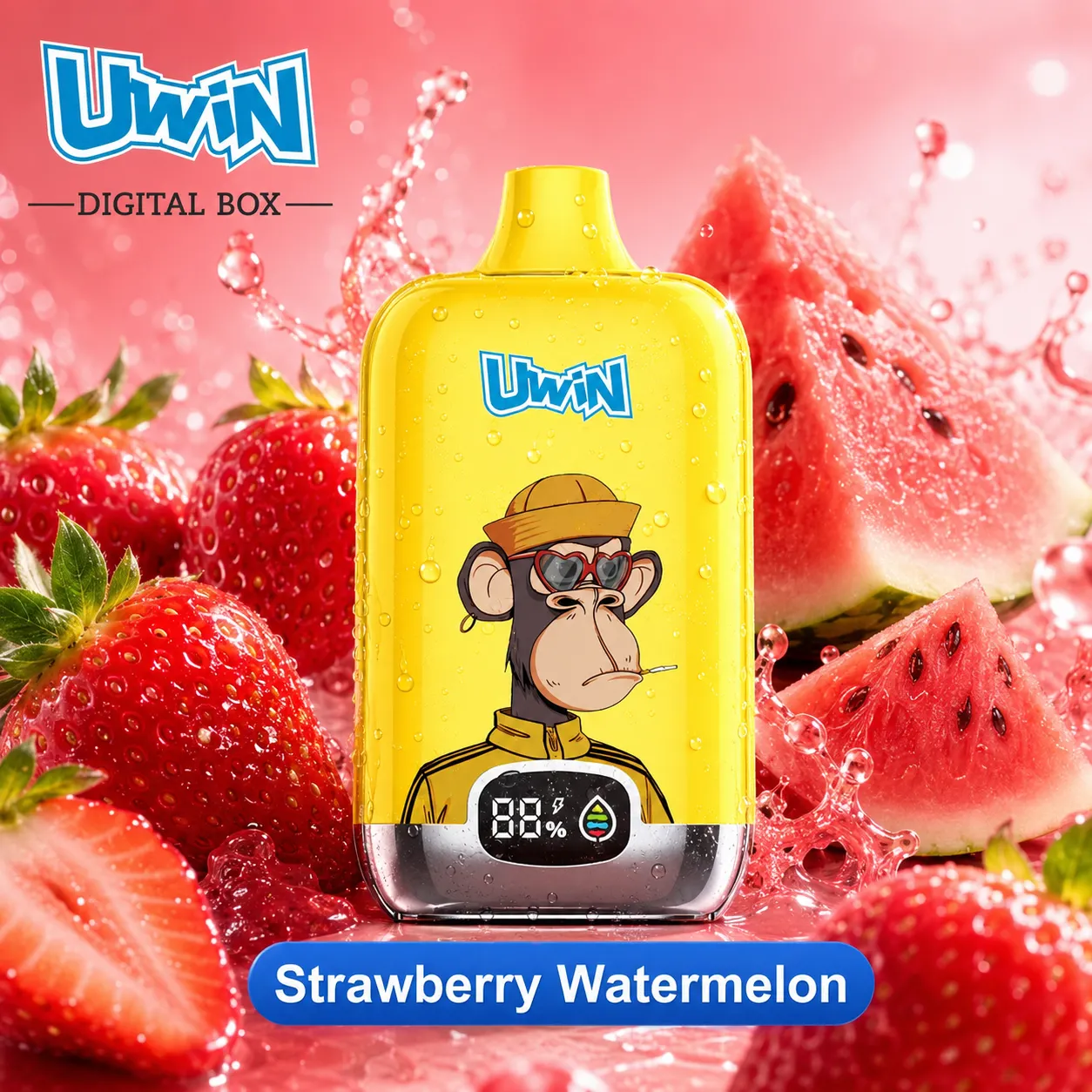 【New Arrive🎁】Uwin Digital Box 12000 12K Puffs Disposable Vape | Smart LED Display & Mesh Coil | 20 Flavors Rechargeable Vape - immagine 2