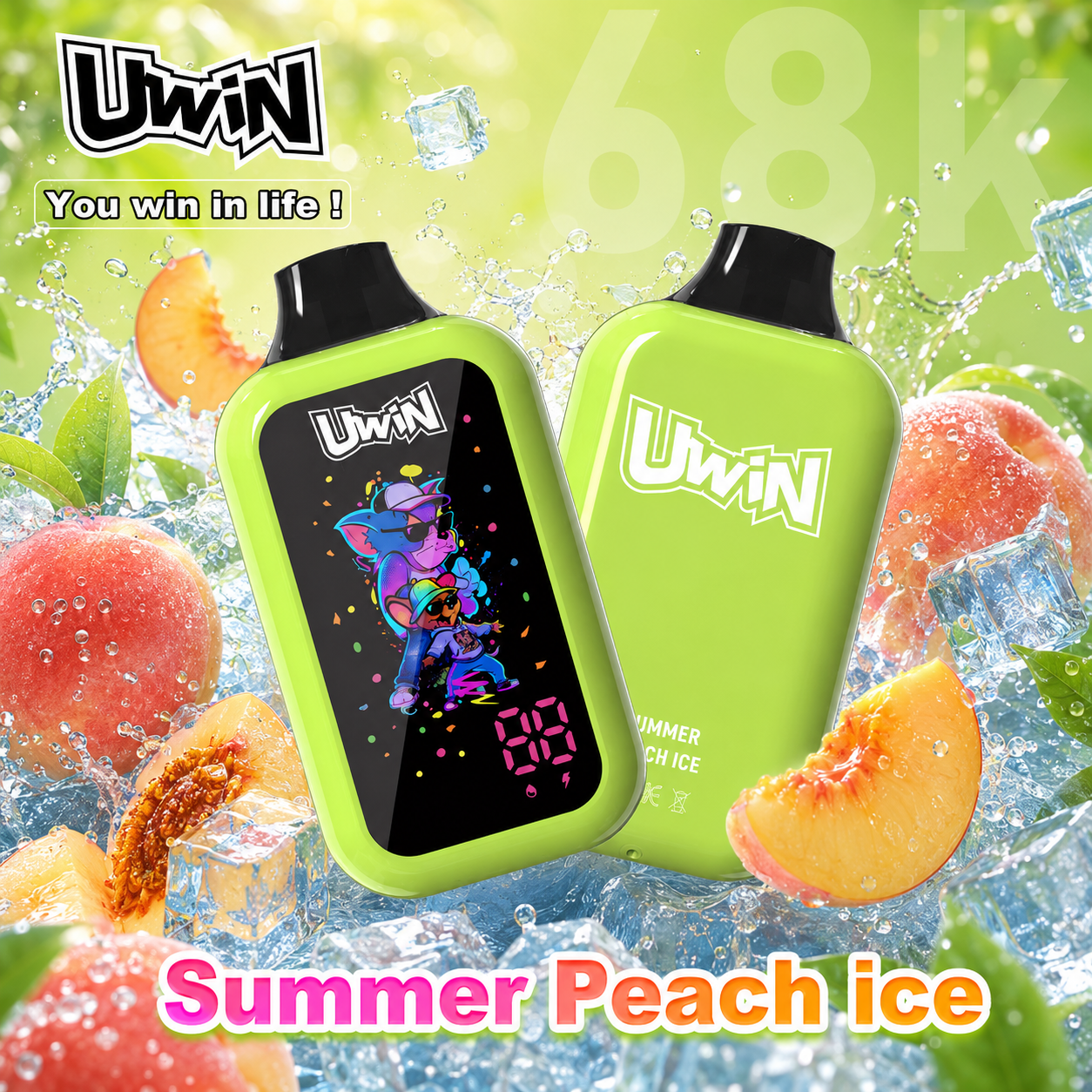 Uwin digital box 68K Vape | 68000 Puffs - immagine 8
