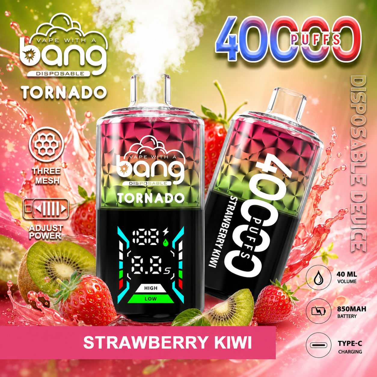 Bang Tornado 40K Vape | 40000 Puffs - immagine 6
