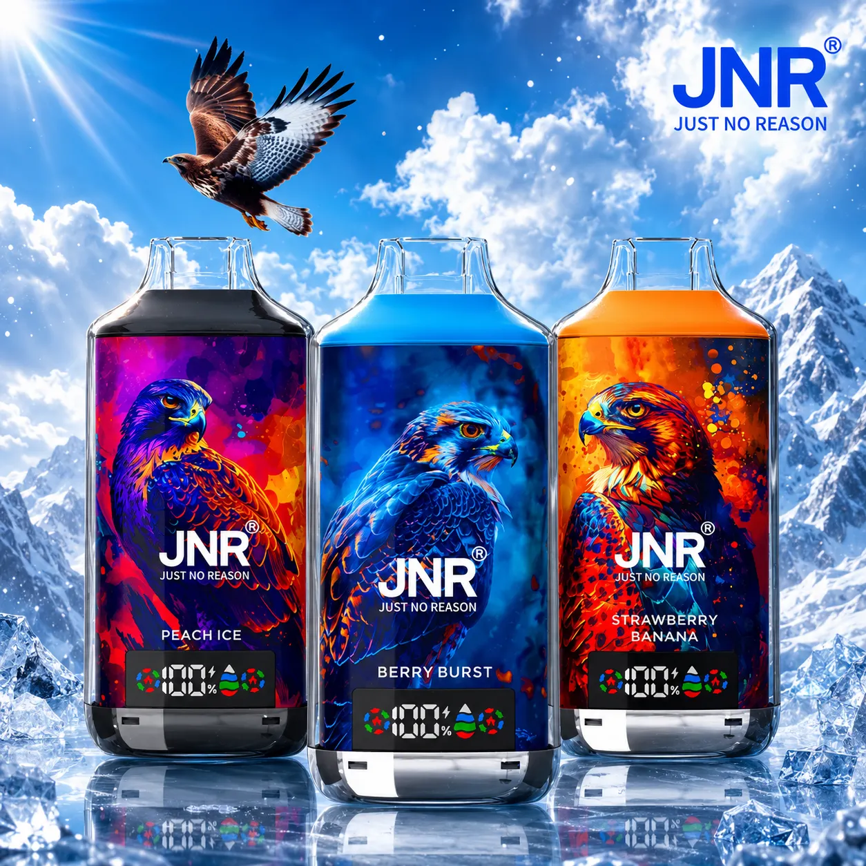 JNR Falcon X Vape | 18000 Puffs (50 PCS) - immagine 4