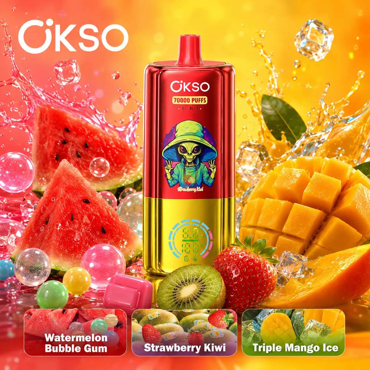 OKSO 3in1 70K Disposable Vape - immagine 14