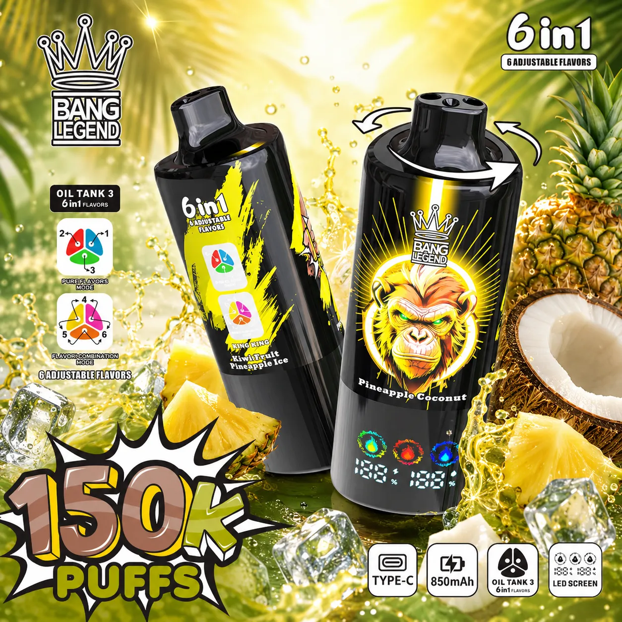 Bang Legend 150k Puffs(10PCS)EU - immagine 10