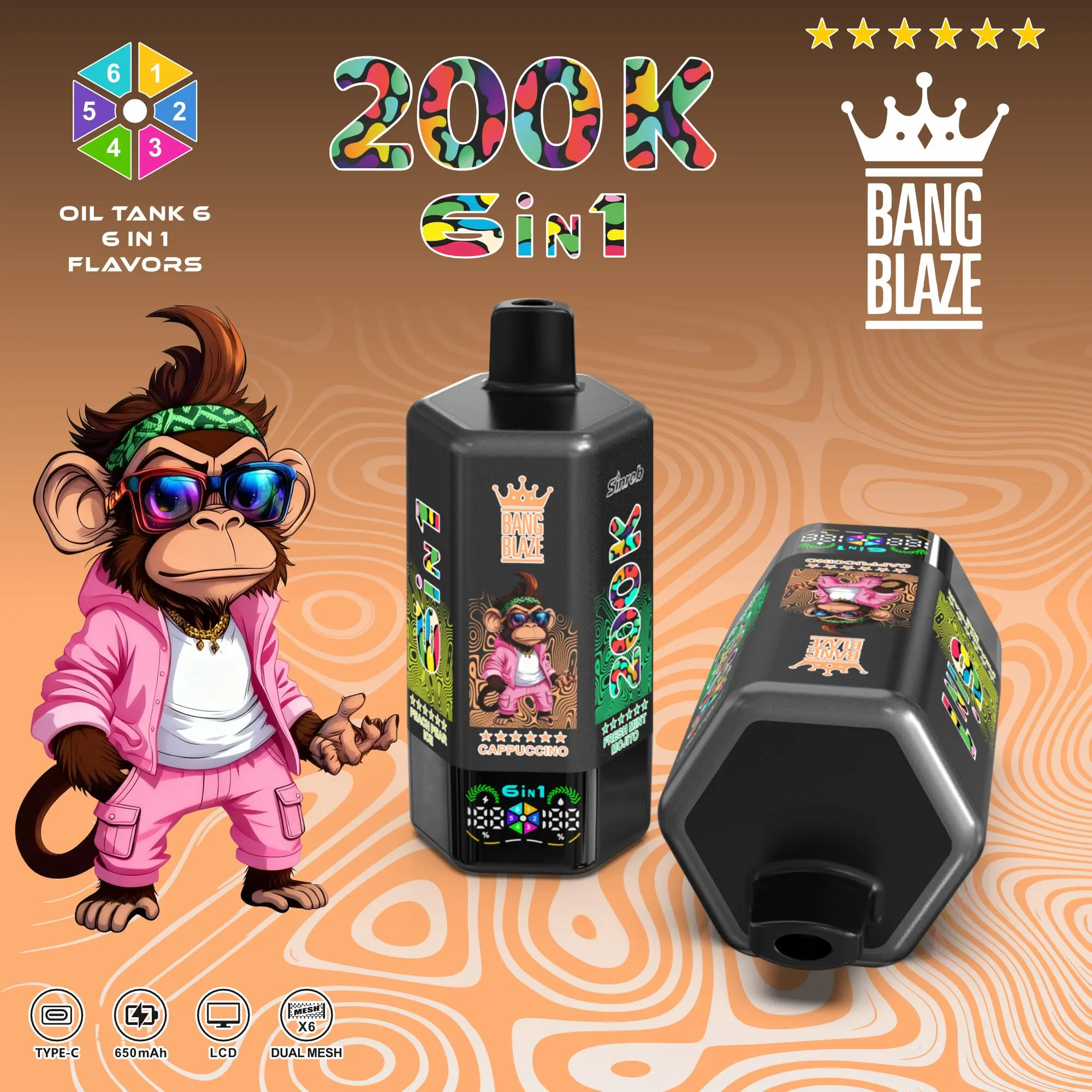 Bang Blaze 200000 200K Puffs(10PCS)EU - immagine 6