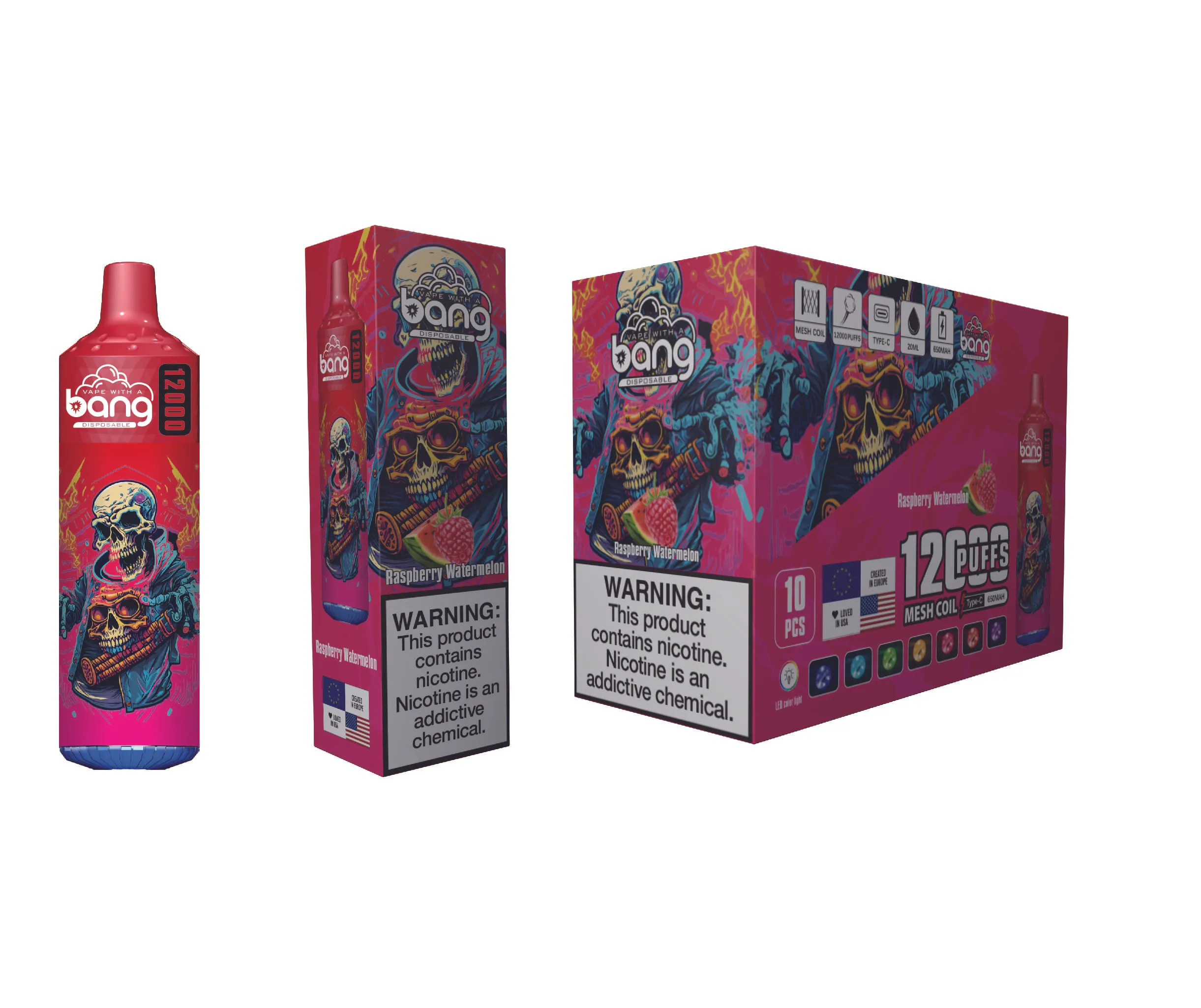 Bang 12000 Puffs Disposable Vape (10PCS)EU - immagine 3
