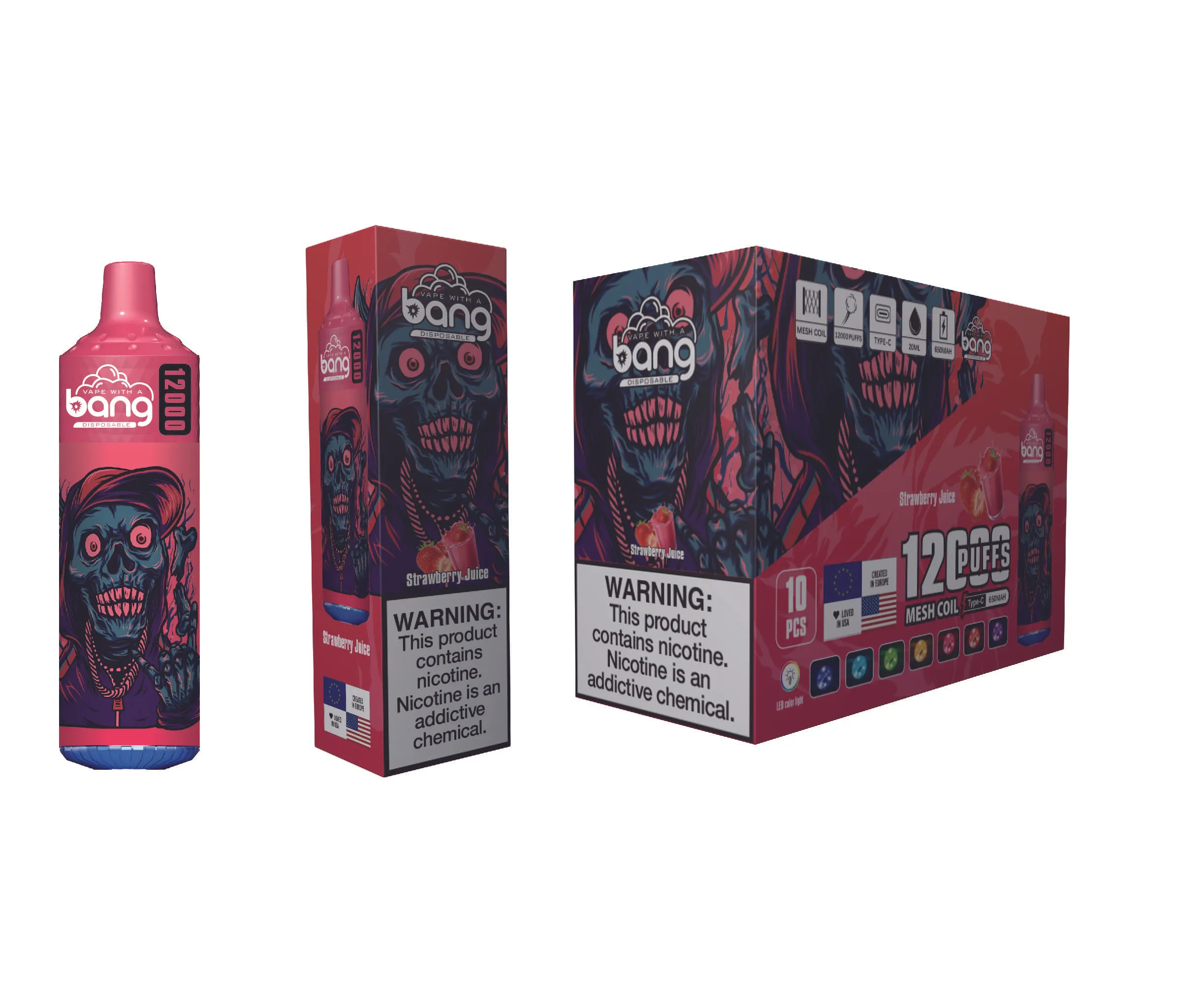 Bang 12000 Puffs Disposable Vape (10PCS)EU - immagine 11