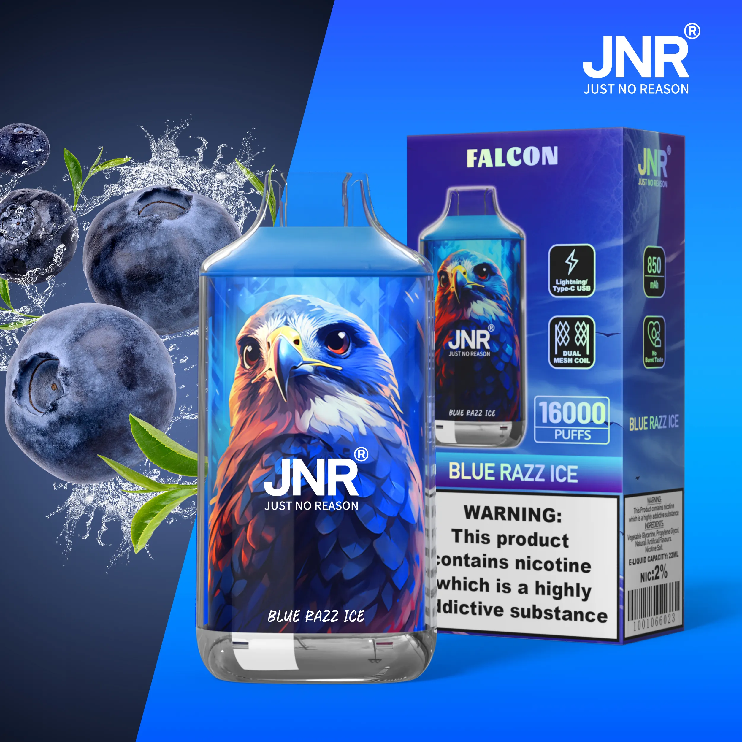 JNR FALON 16000 16K Puffs(10PCS)EU - immagine 63