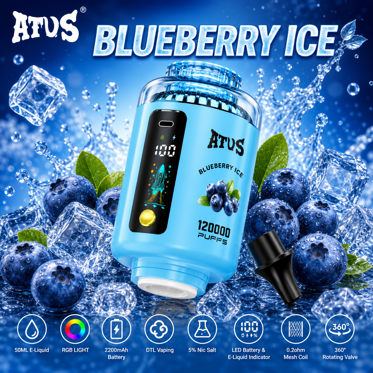 ATVS 120K Vape | 120000 Puffs - immagine 8