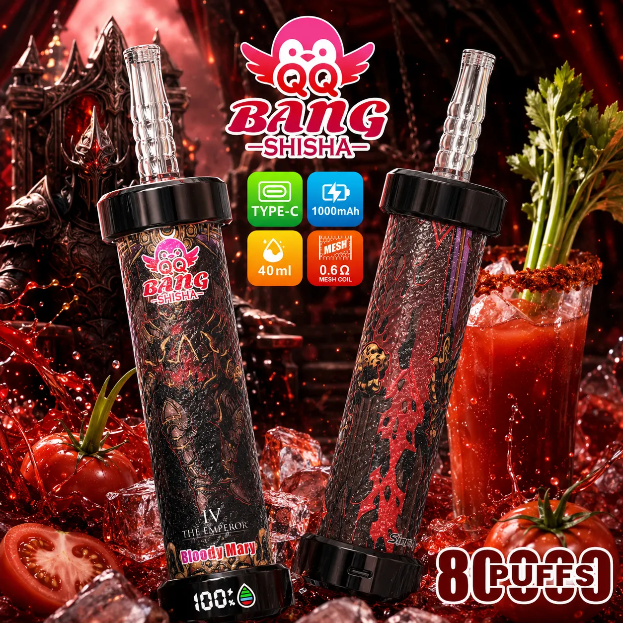 BANG BLAZE 80KPuffs Shisha Disposable Vapes - immagine 4