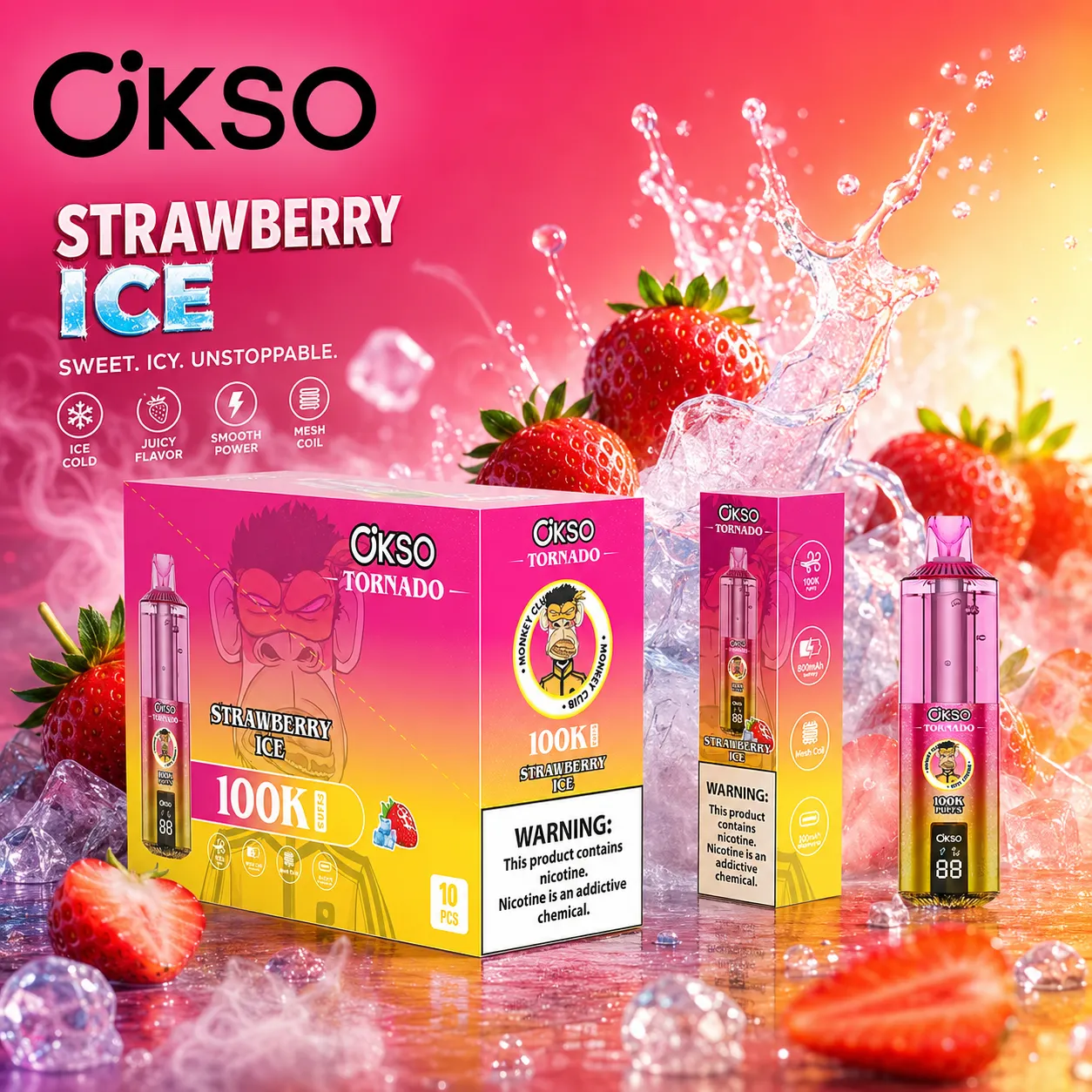 OKSO Tornado 100K Disposable Vape - immagine 4