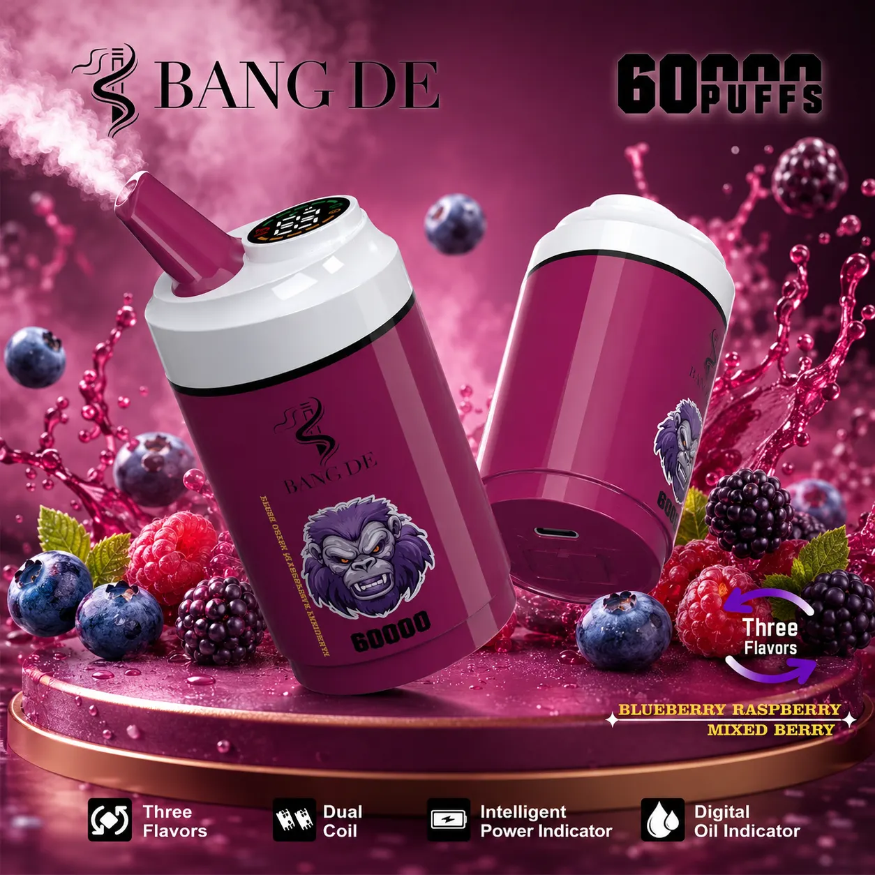 Bang DE 3 in 1 60K Vape | 60000 Puffs - immagine 11
