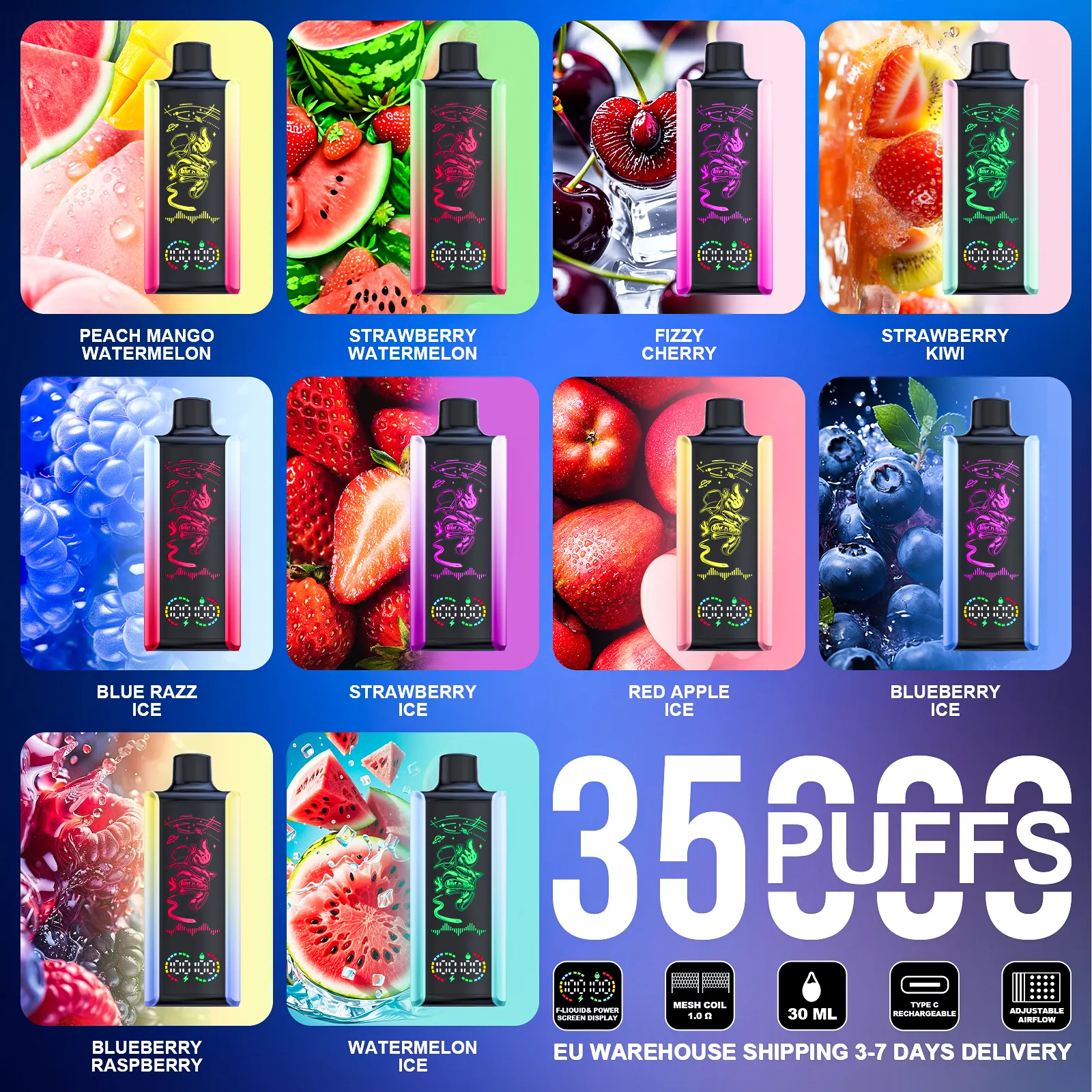 stag bar Pulse 35K Puffs(50PCS)EU - immagine 2