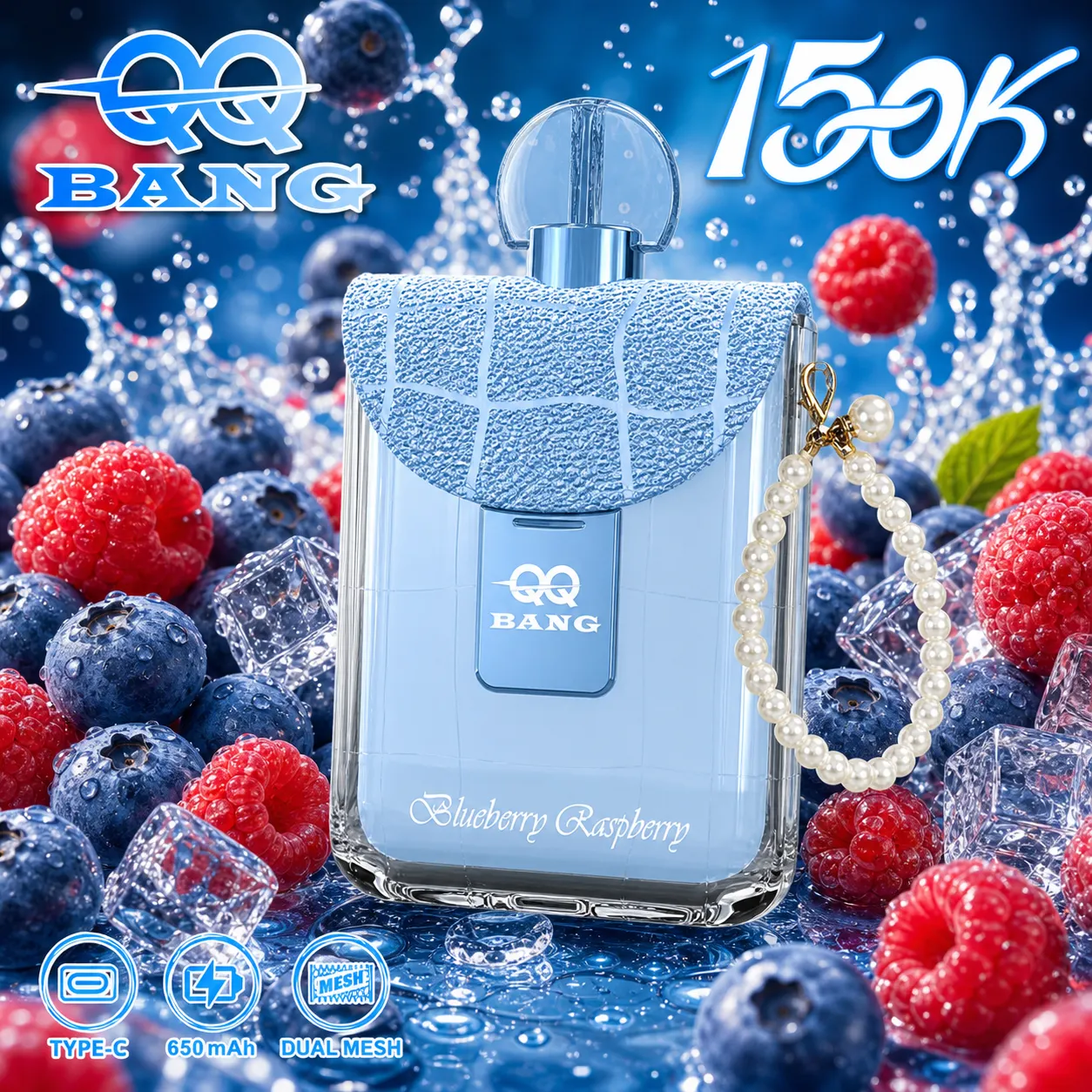 QQ Bang Perfume 150K – 150,000 Puffs Single Flavor(10PCS)