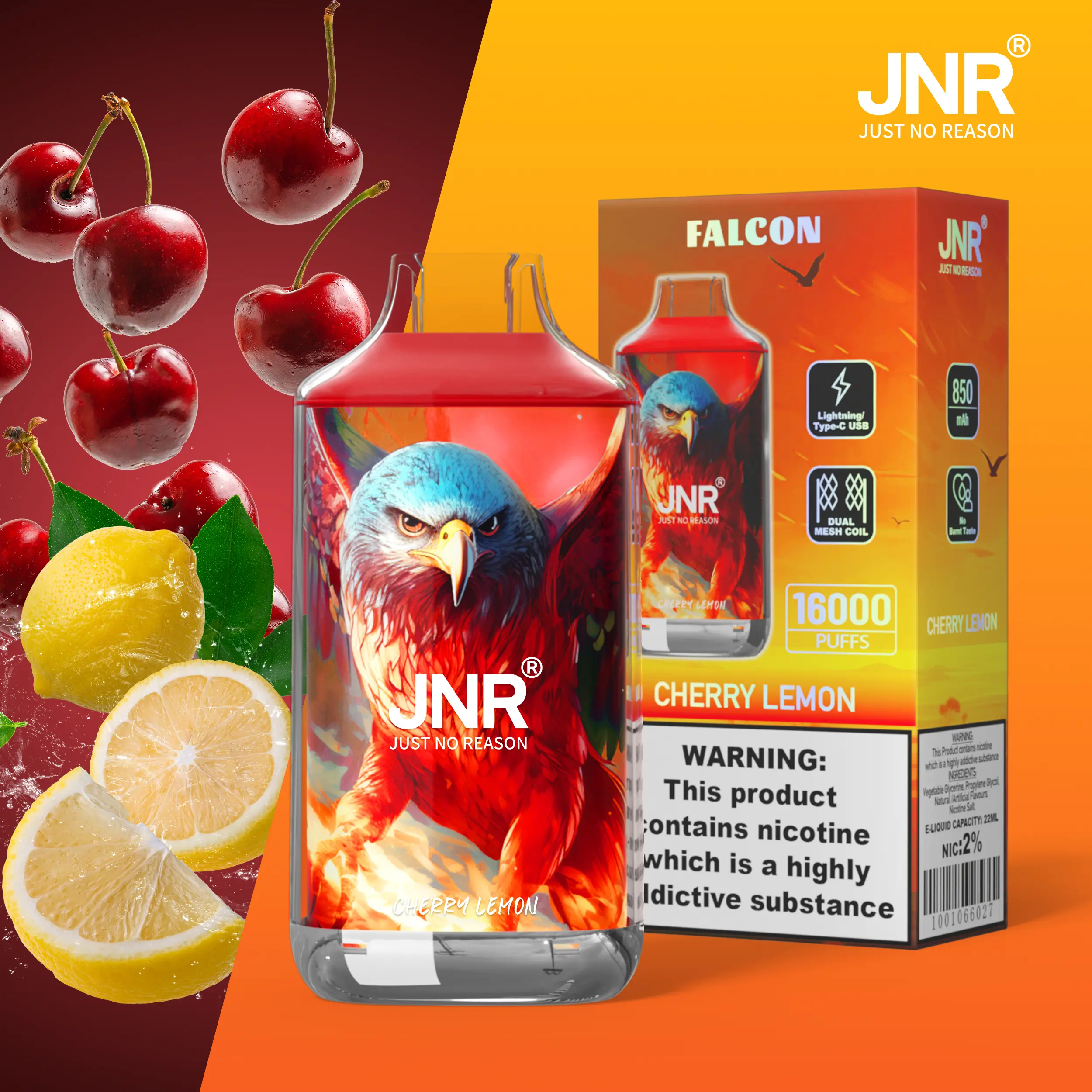 JNR FALON 16000 16K Puffs(10PCS)EU - immagine 52