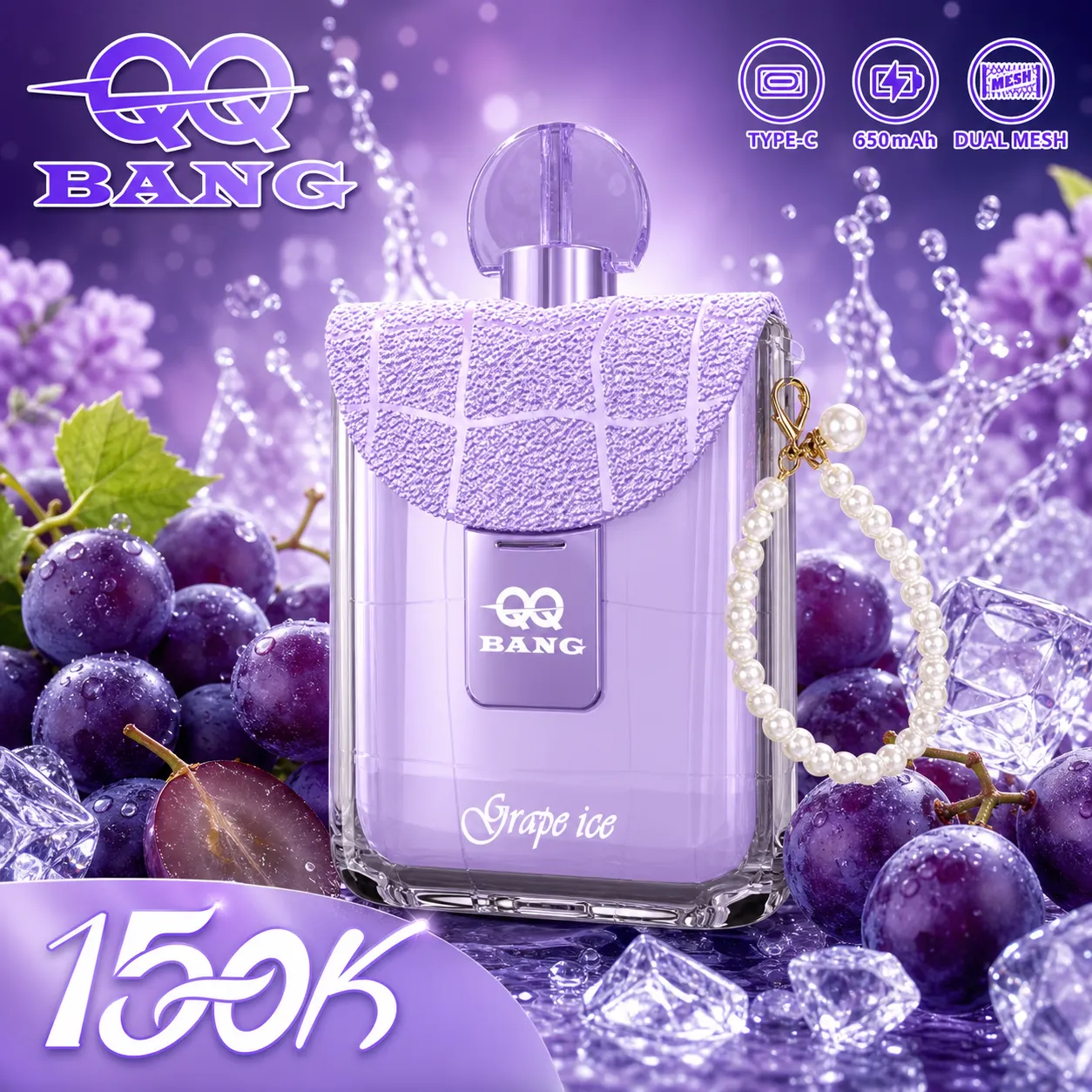 QQ Bang Perfume 150K – 150,000 Puffs Single Flavor(10PCS) - immagine 5
