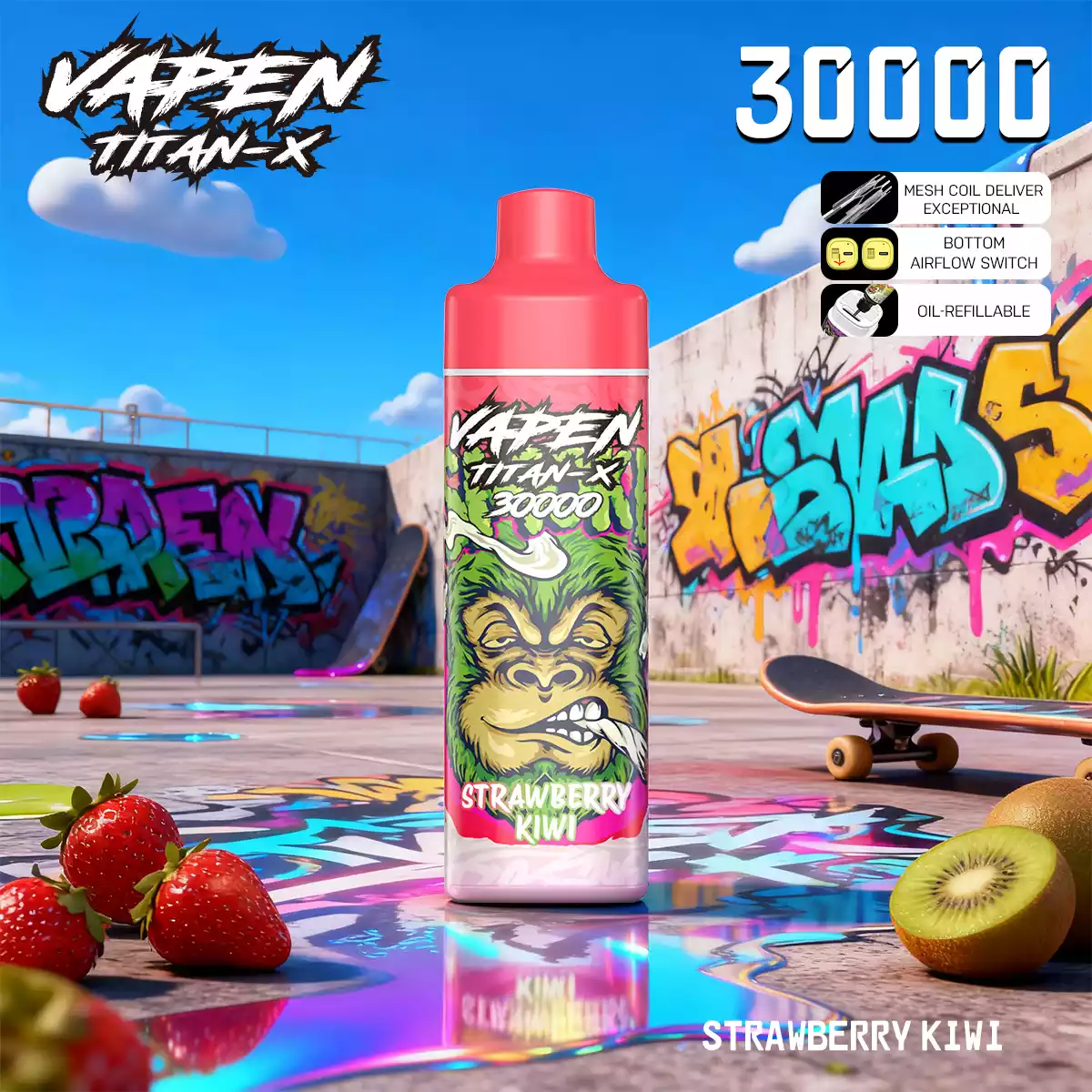 VAPEN TITAN-X 30000PUFFS(50 PCS)EU - immagine 8