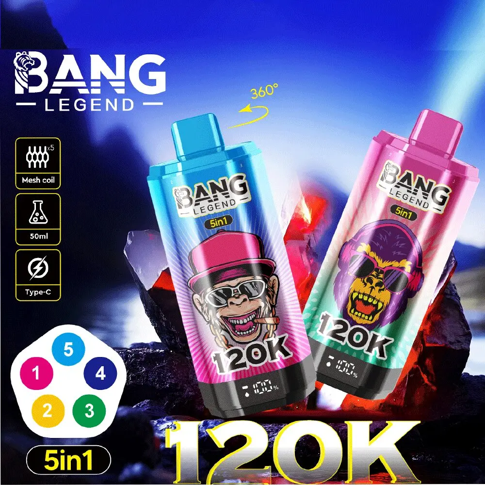 Bang Legend 120000 120K Puffs 5 in 1 (10PCS)EU - immagine 2