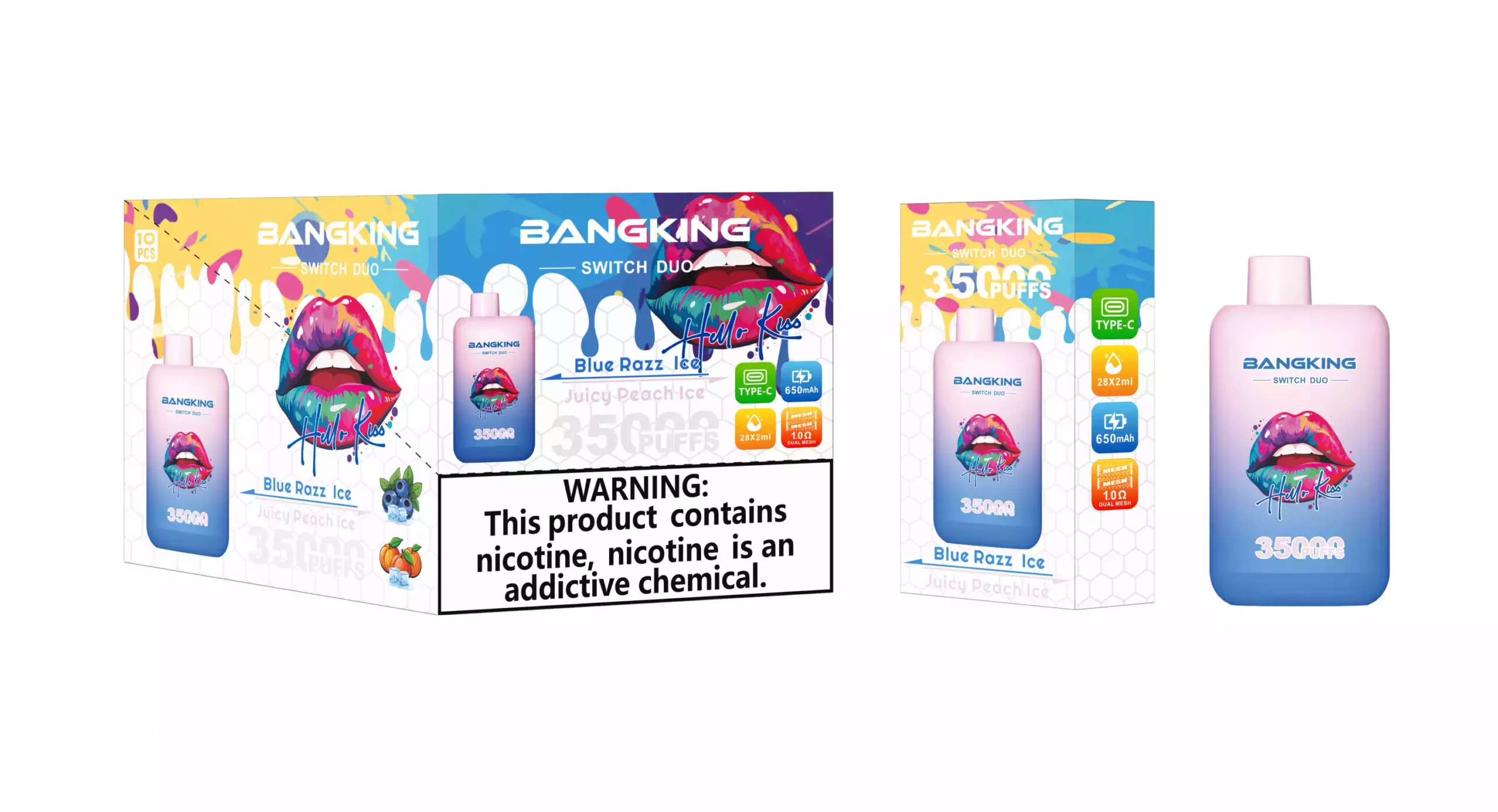 BANG KING 35K Puffs(10PCS)EU - immagine 12