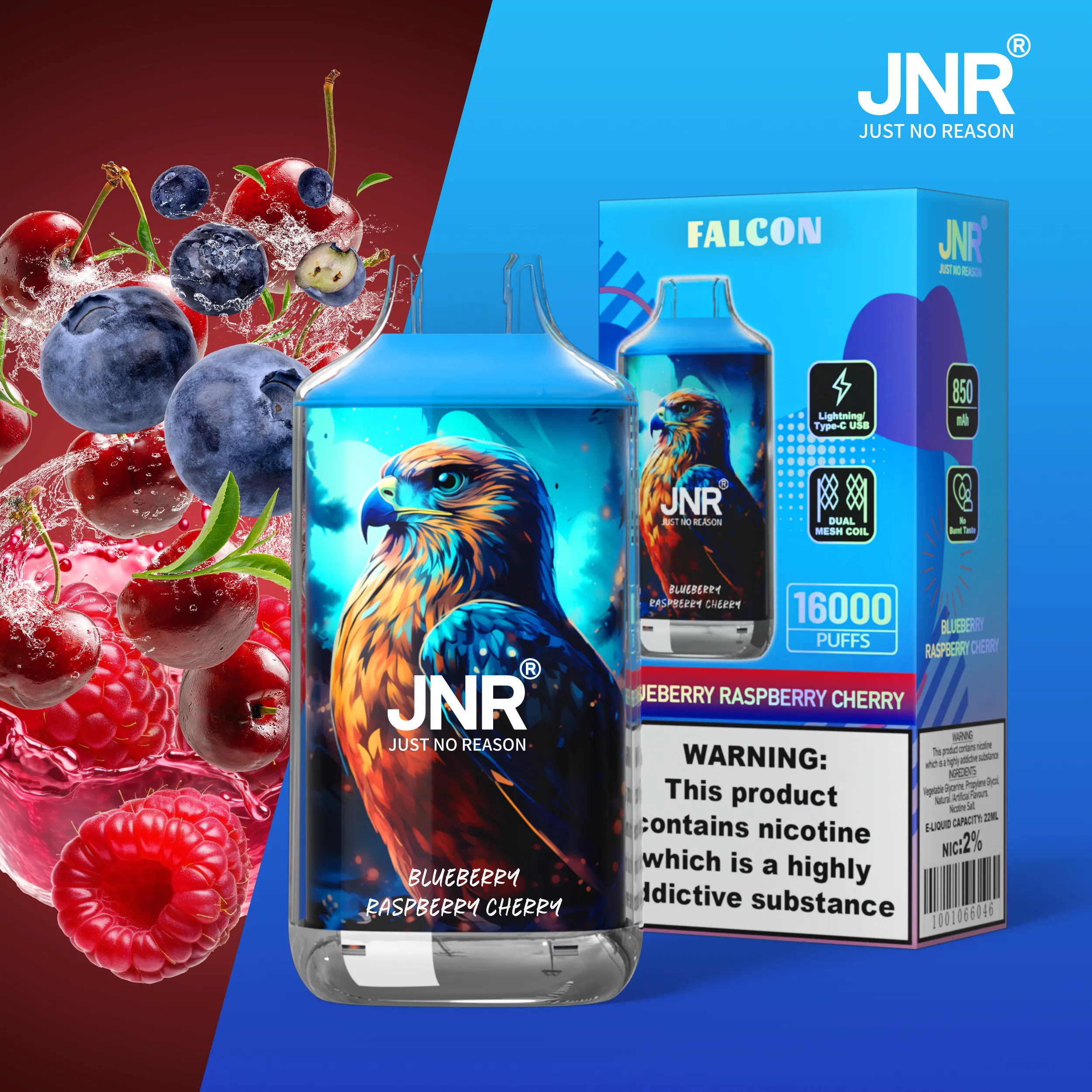 JNR FALON 16000 16K Puffs(10PCS)EU - immagine 57