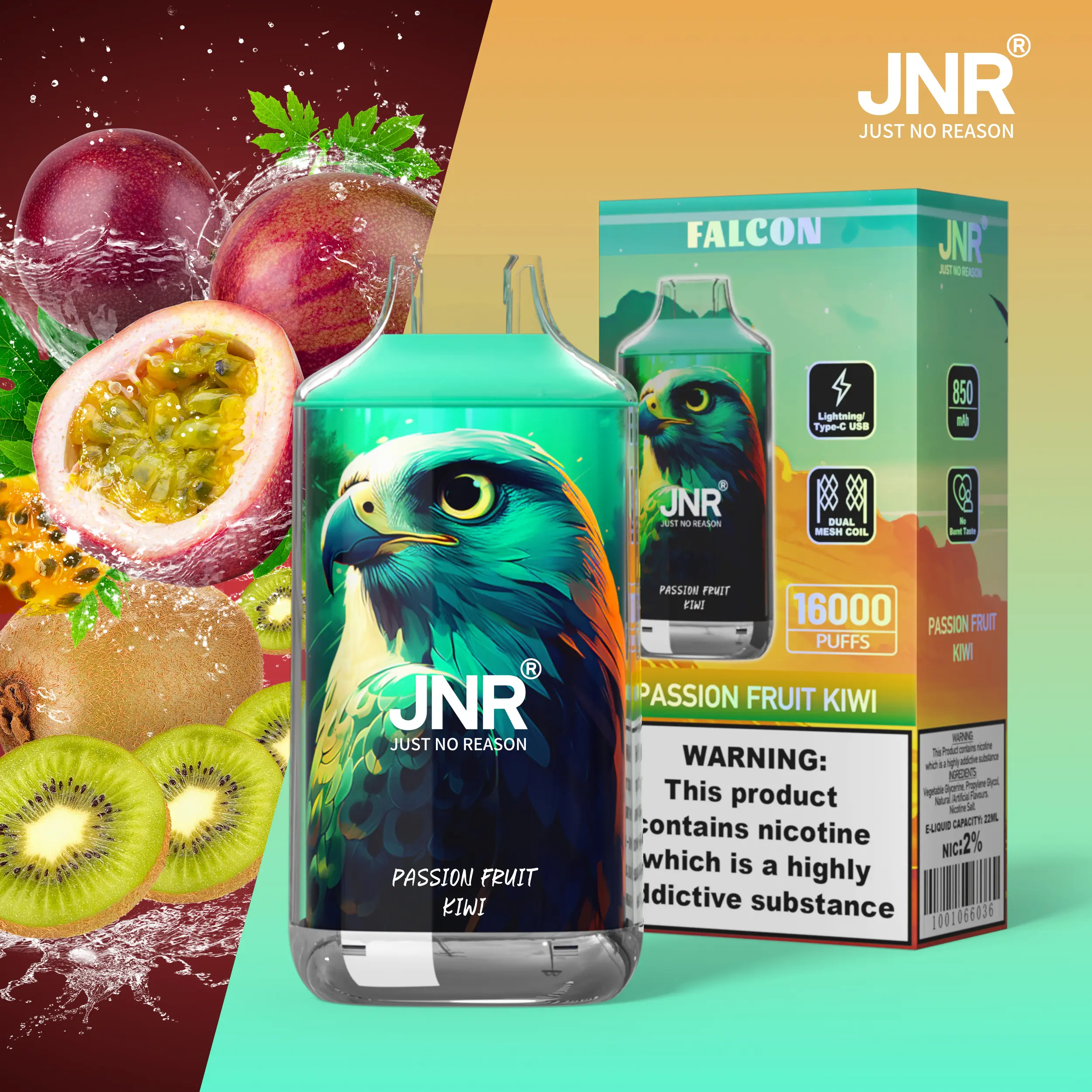 JNR FALON 16000 16K Puffs(10PCS)EU - immagine 36