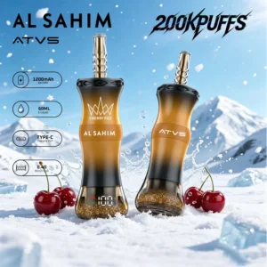 ATVS AL SAHIM 200000 200K Puffs Dual Mode LCD Display Disposable Vape Pen（10PCS）