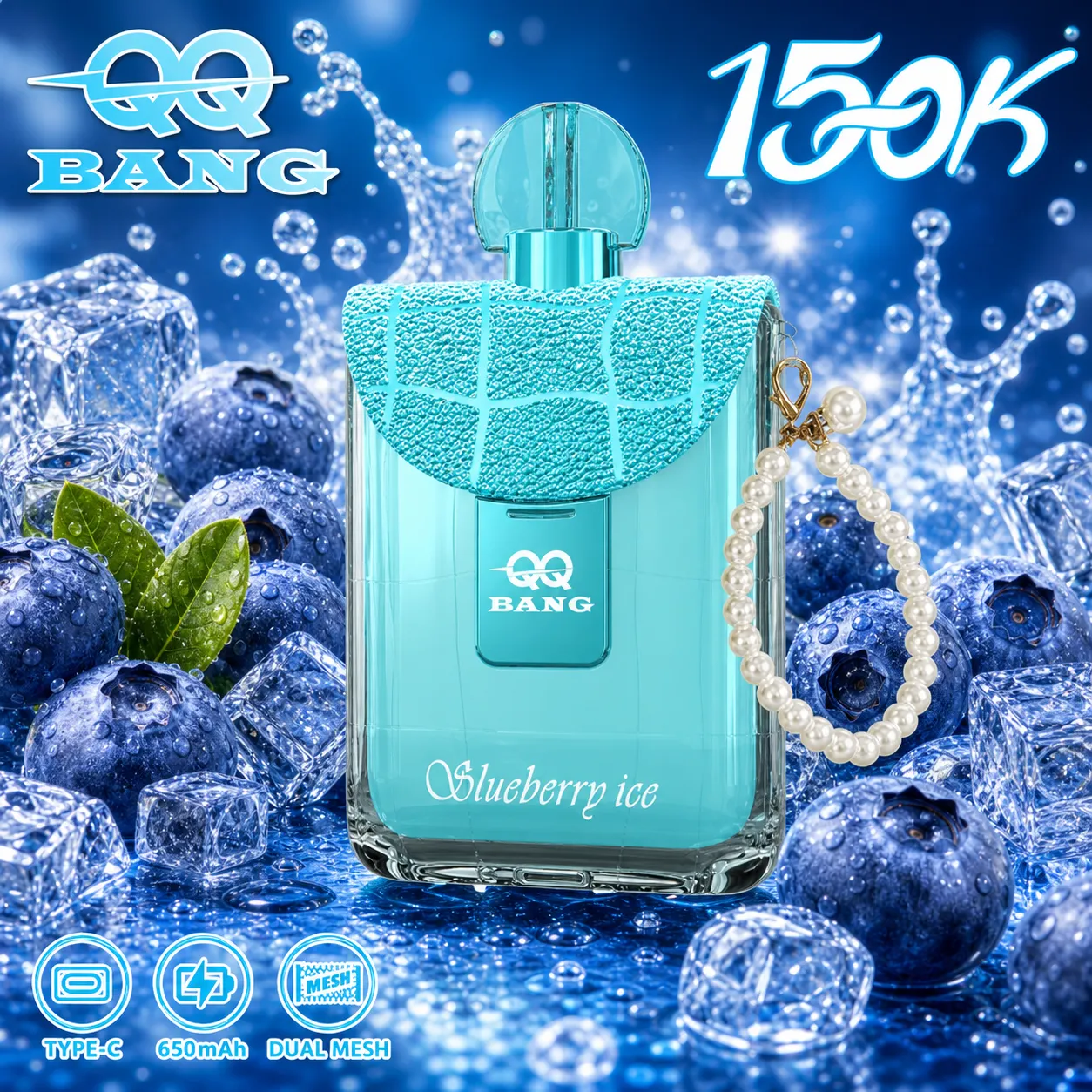 QQ Bang Perfume 150K – 150,000 Puffs Single Flavor(10PCS) - immagine 8