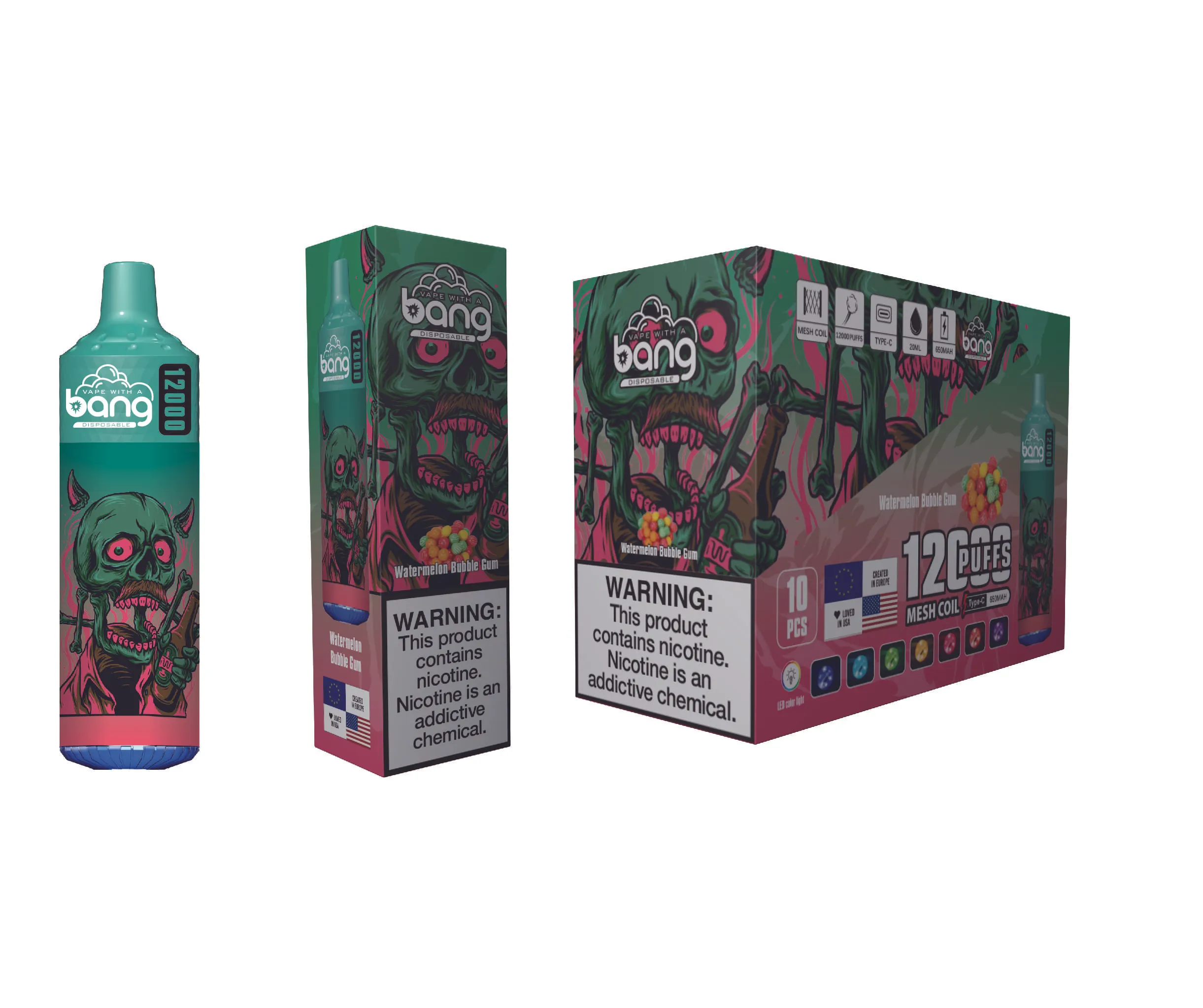 Bang 12000 Puffs Disposable Vape (10PCS)EU - immagine 9