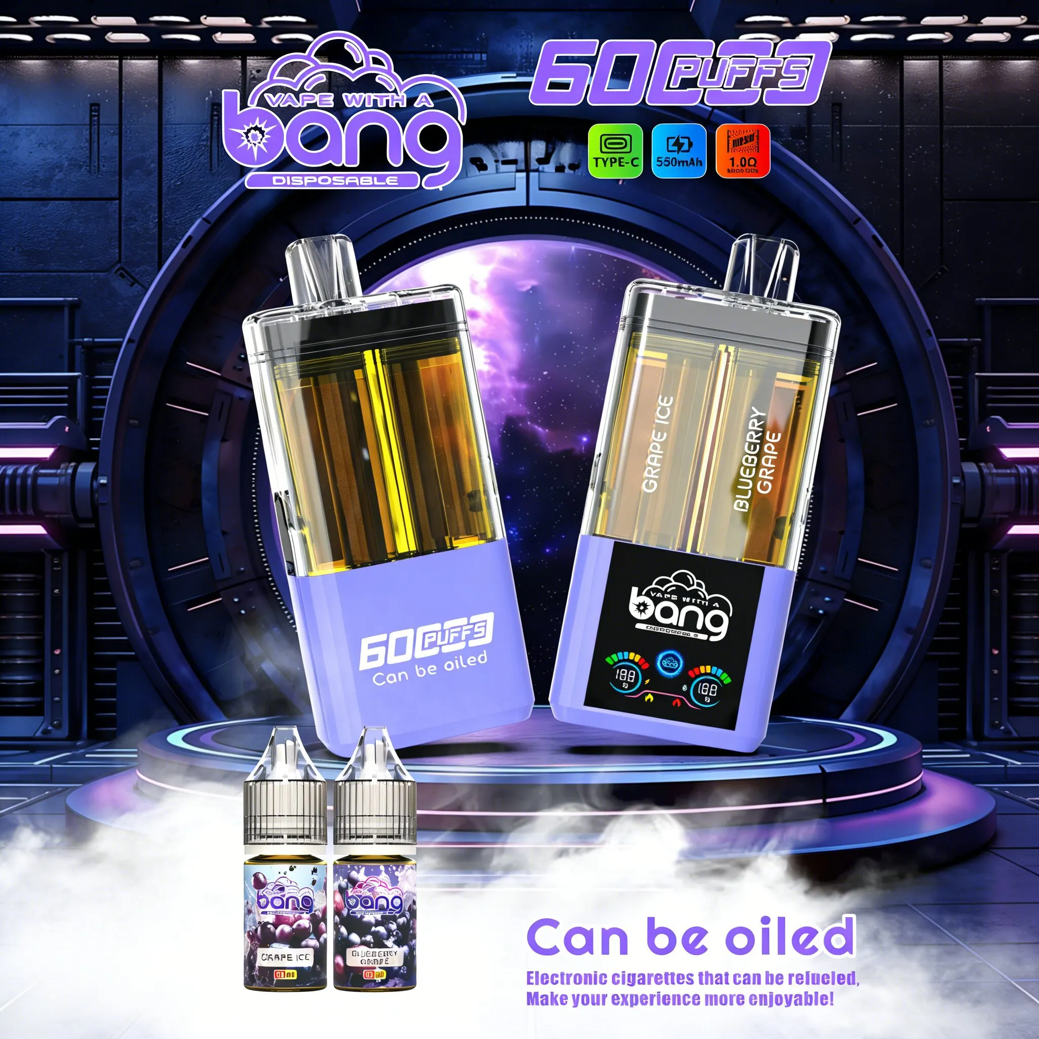 Bang Dual Refillable Oil 60K Vape | 60000 Puffs - immagine 18