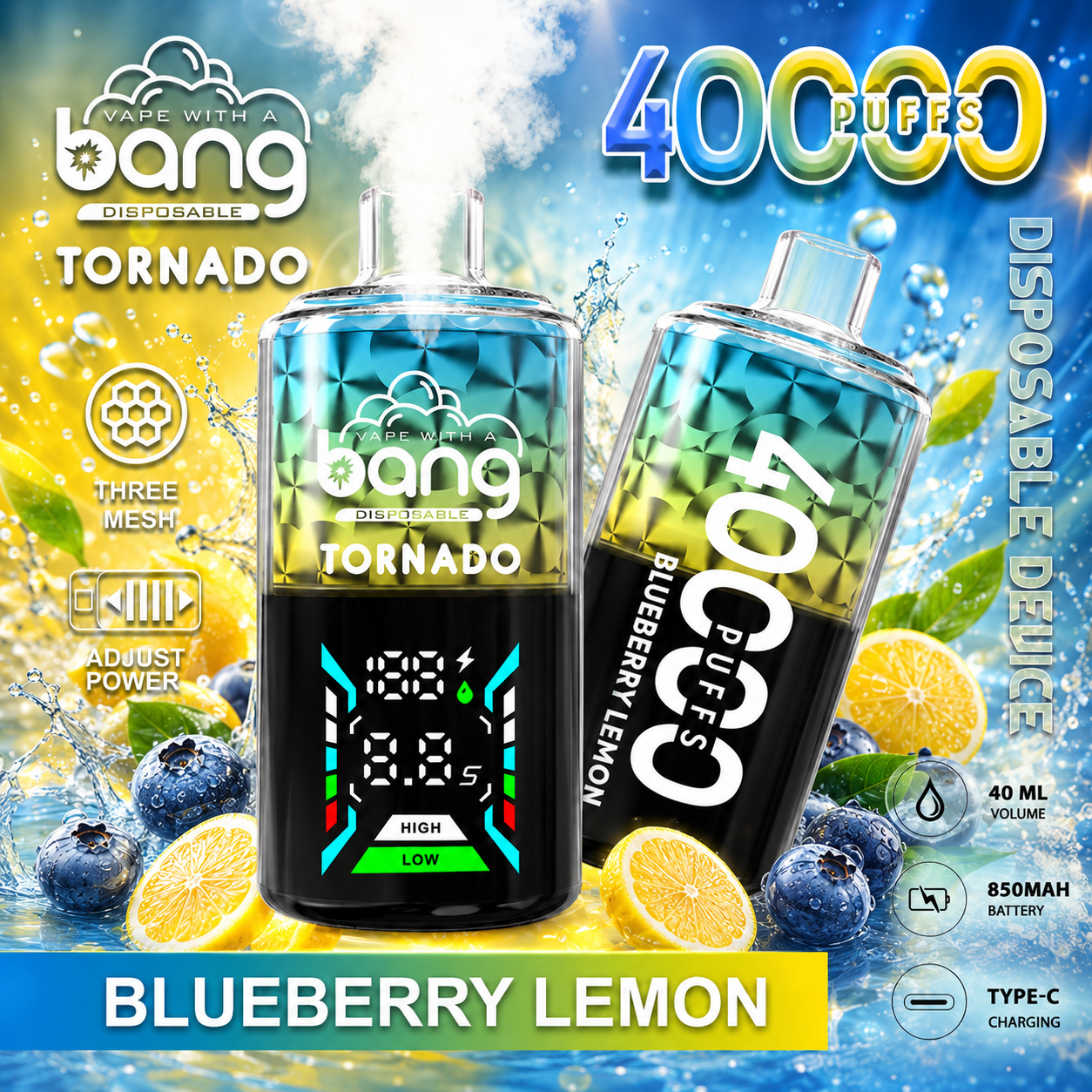 Bang Tornado 40K Vape | 40000 Puffs - immagine 12
