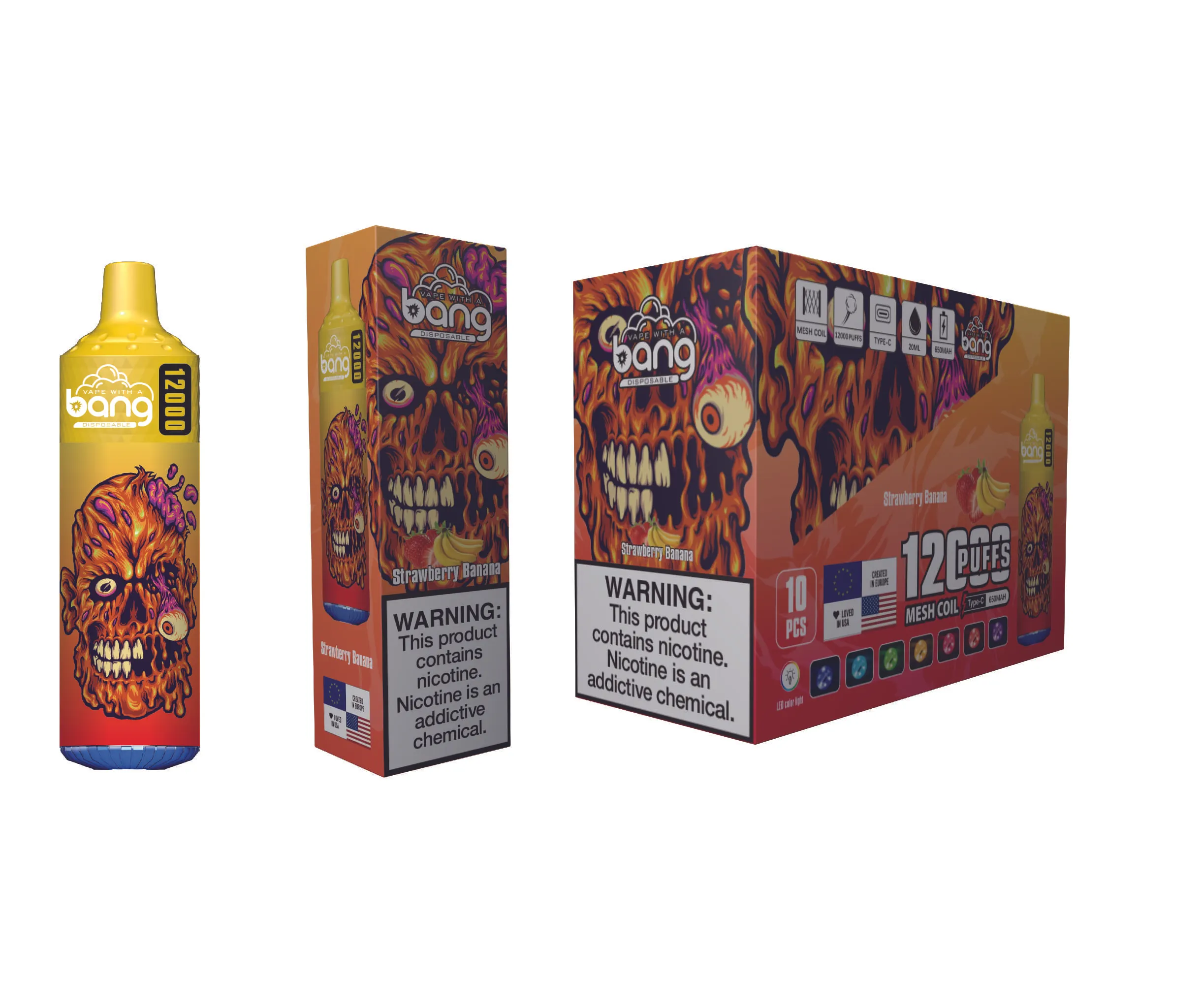 Bang 12000 Puffs Disposable Vape (10PCS)EU - immagine 4